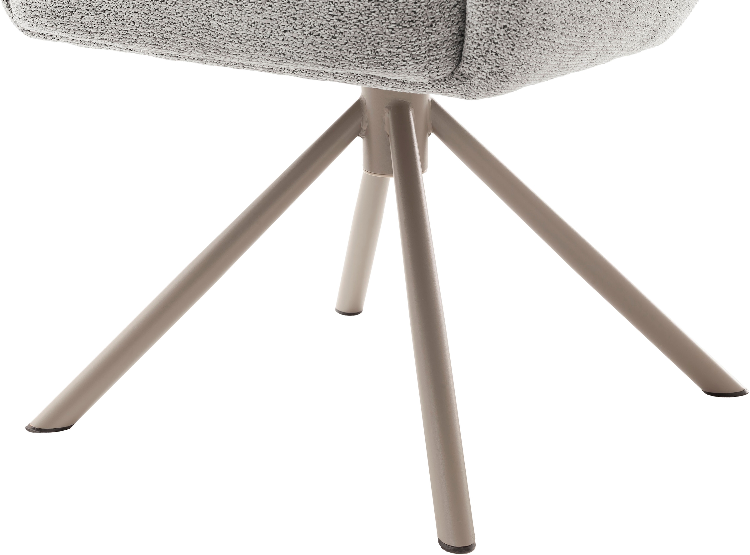 MCA furniture 4-Fußstuhl (Set) 2 Stk.Taschenfederkern, 360° drehbar