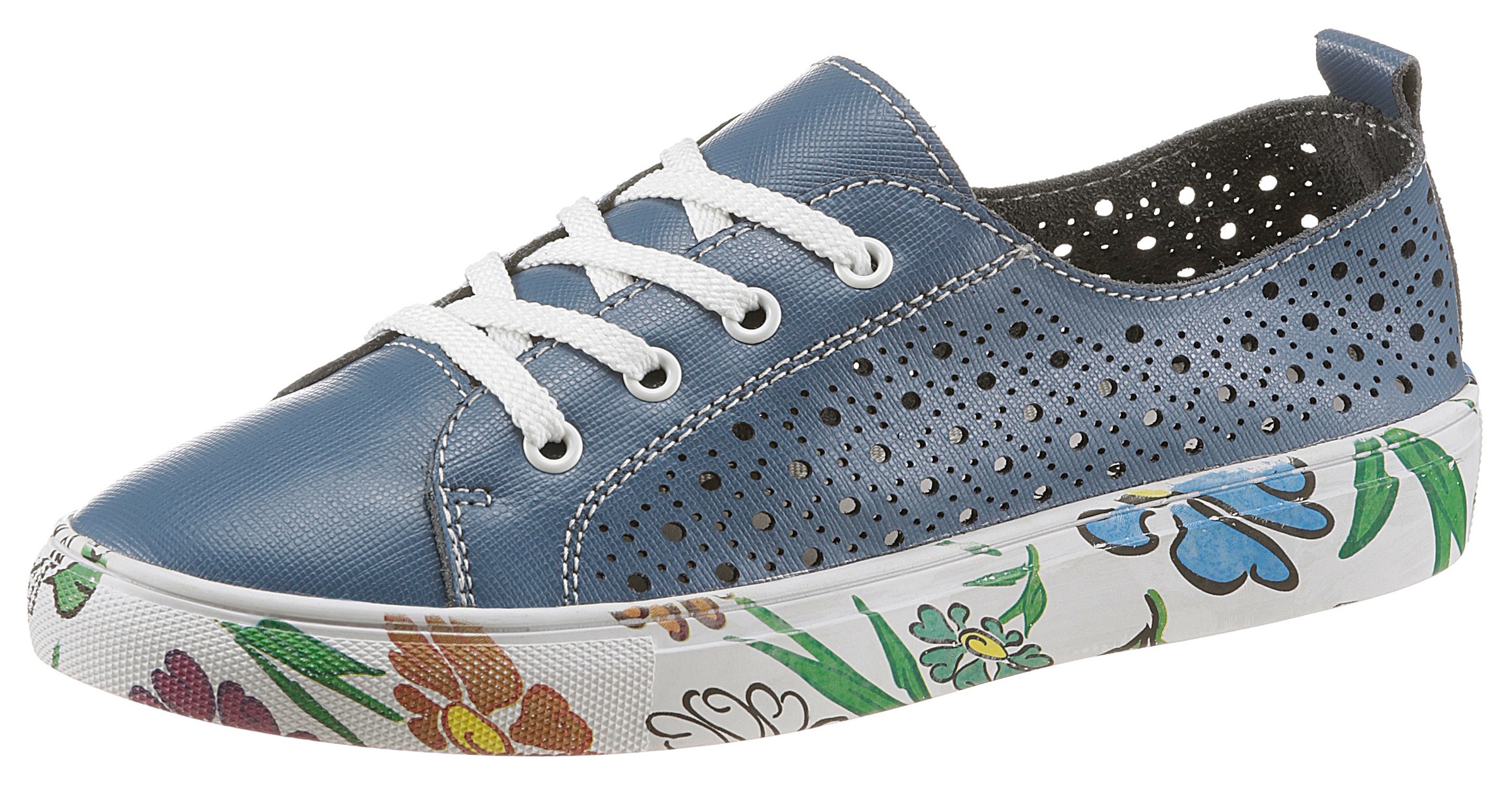 COSMOS Comfort Sneaker, Sohle mit Blumendruck