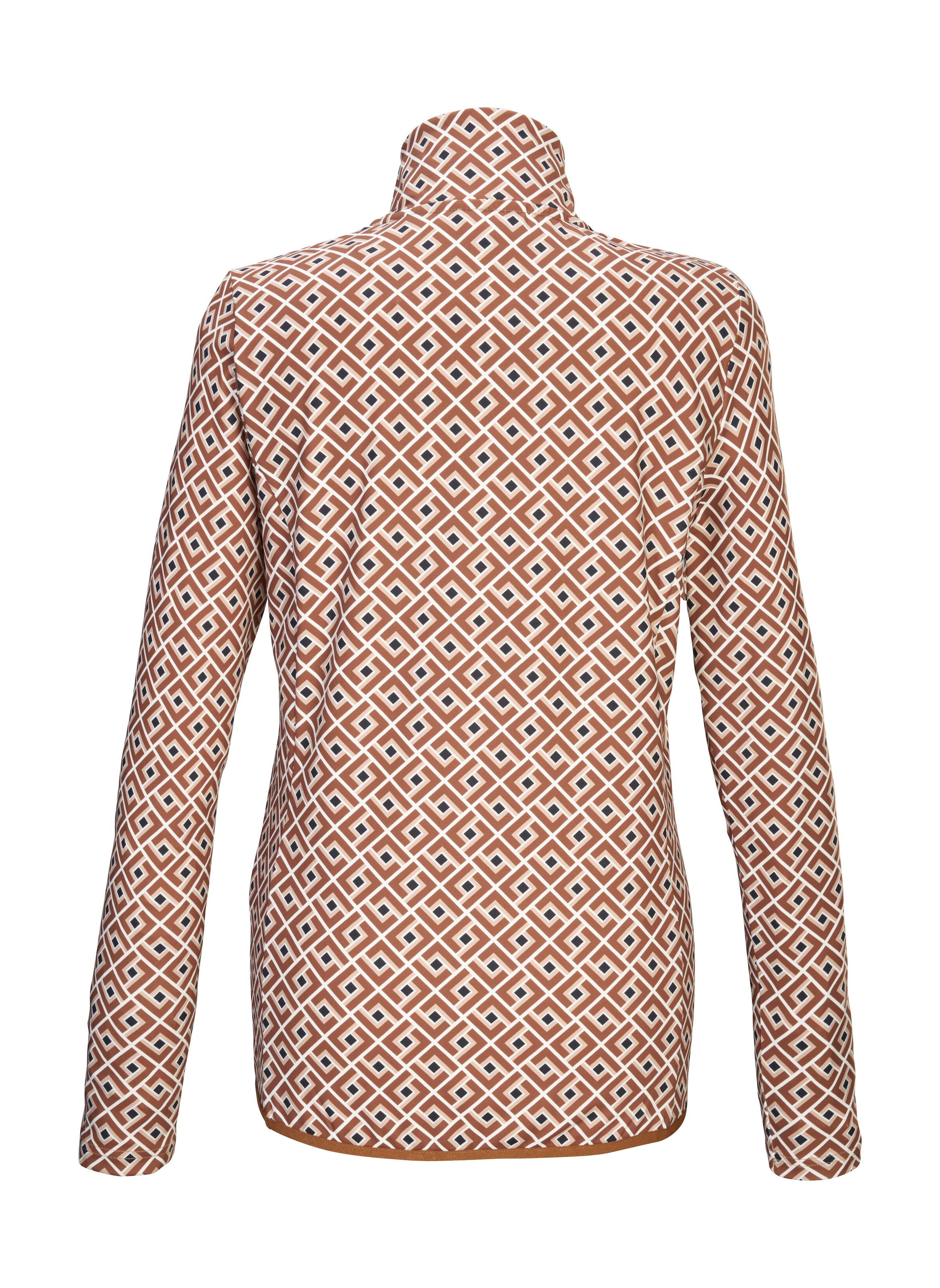 Killtec Langarmshirt »KSW 109 WMN LS SHRT«, Atmungsaktives Damen Powerstretchshirt mit Zipper und Kinnschutz