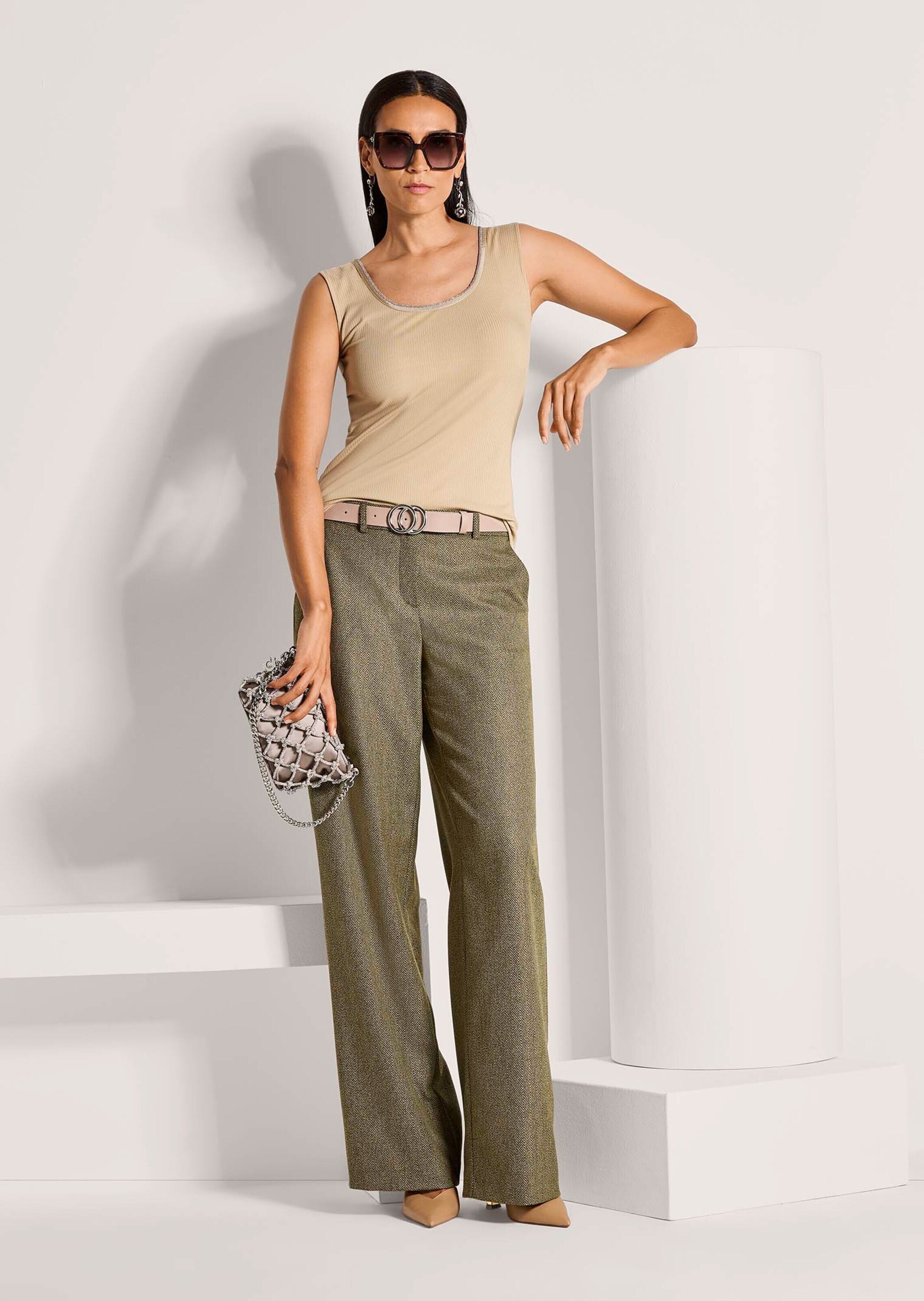 MADELEINE Trägertop »Trägertop Komfortables Top mit Kettendetail«