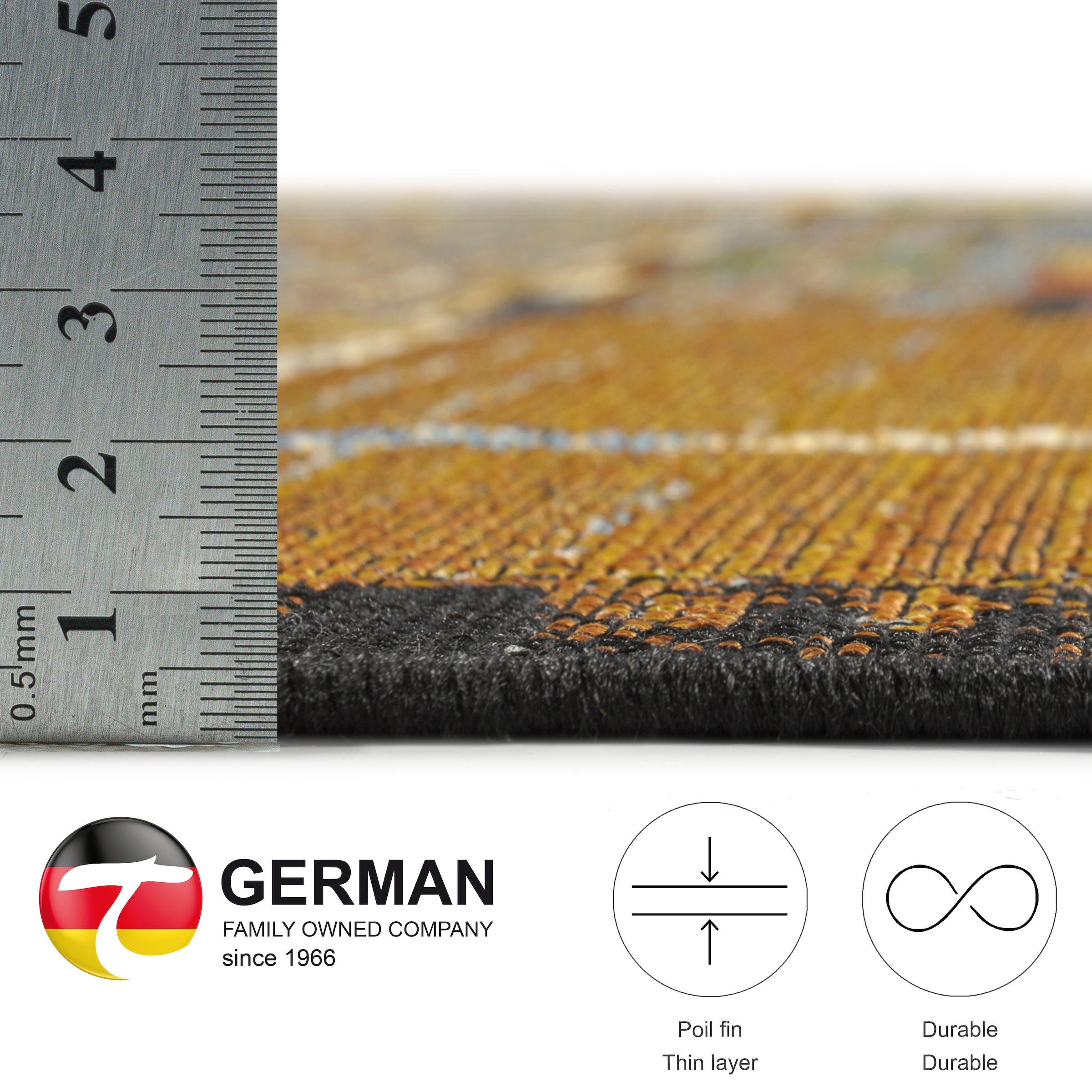 Gino Falcone Teppich »Outdoor-Africa 38«, rechteckig, 5 mm Höhe, Flachgewebe, Ethno Style, In- und Outdoor geeignet
