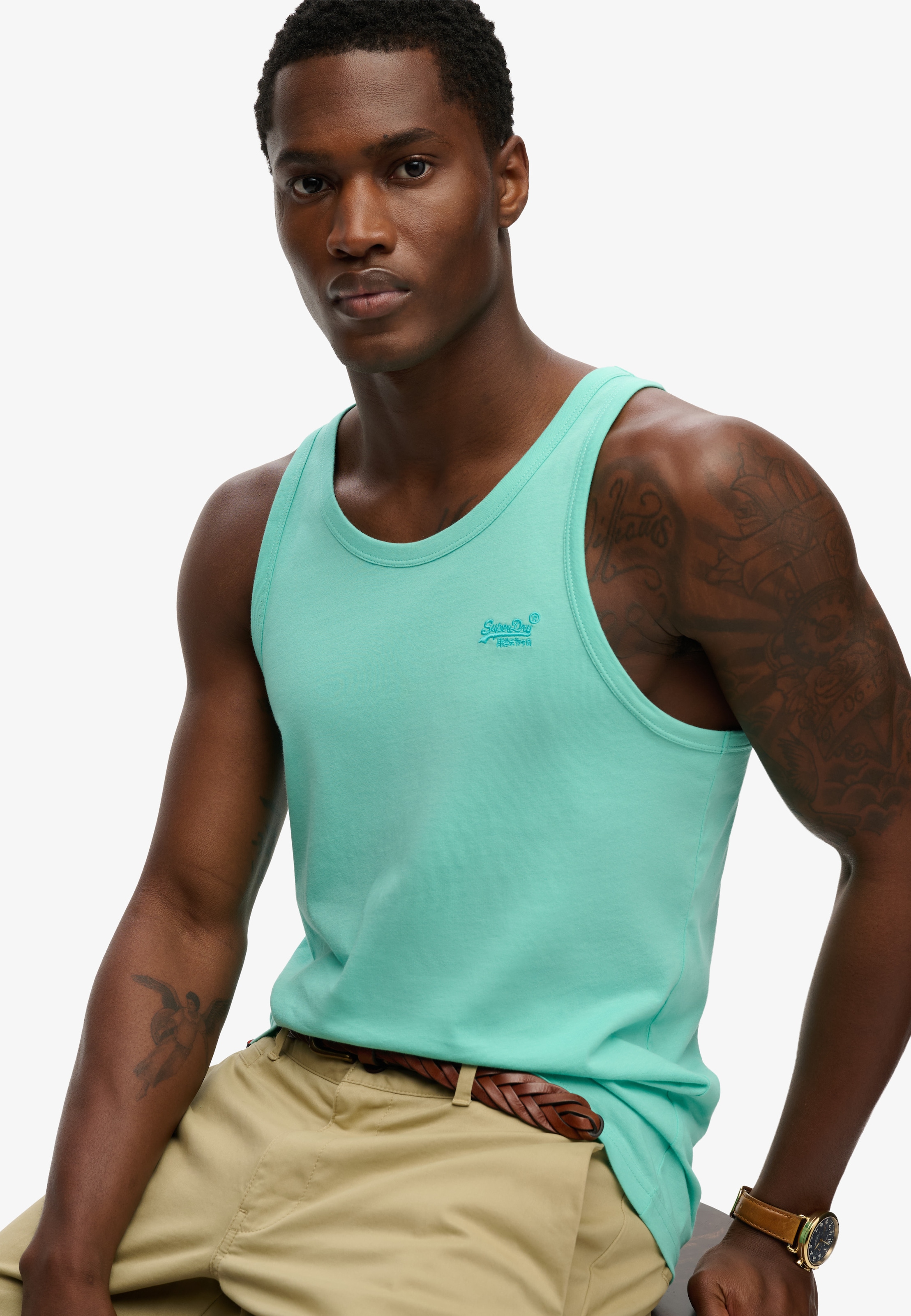 Superdry Tanktop »ESSENTIAL LOGO VEST UB«