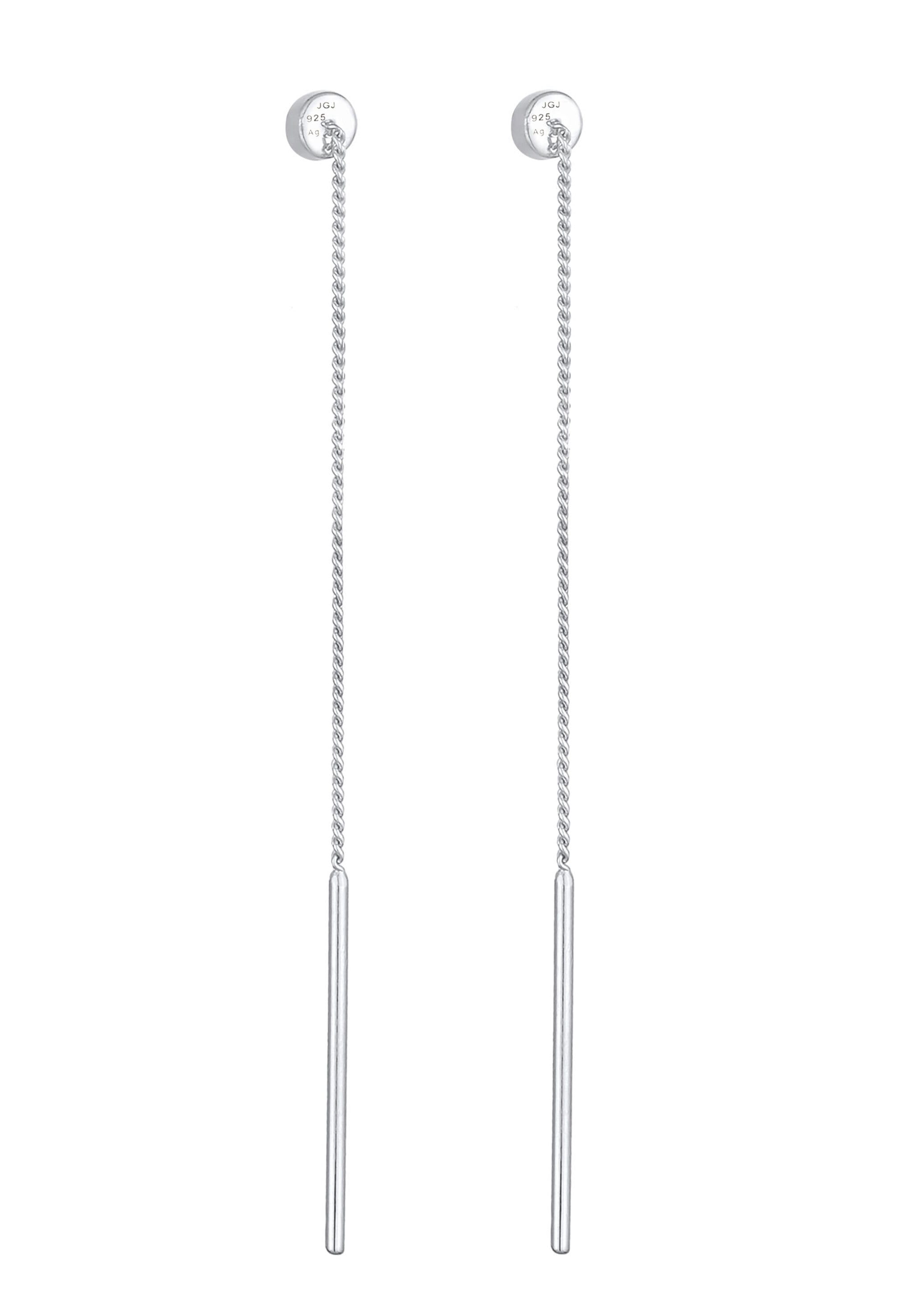 Elli Paar Ohrhänger »Ohrringe Durchziehen Basic 925 Silber, mit Kristallen von Swarovski®«