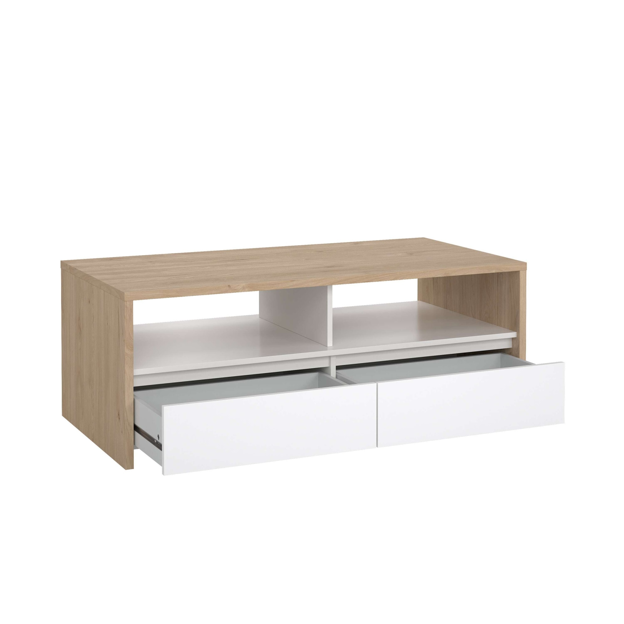 INOSIGN Couchtisch »Next Beistelltisch, Wohnzimmertisch, Abstelltisch,«, Ablagefläche, 2 Schubladen, Breite 120 cm, Höhe 45 cm