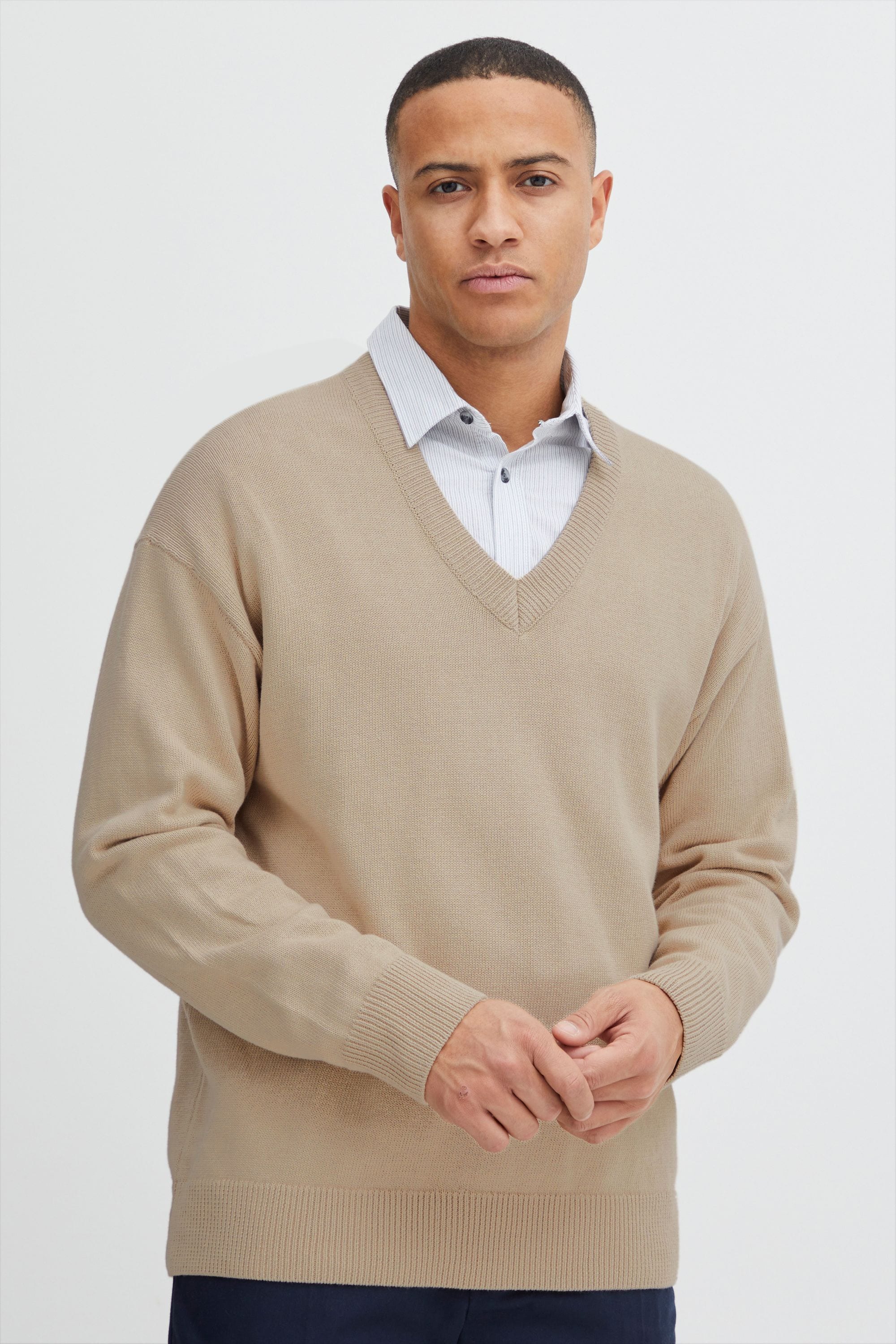 !Solid Strickfleece-Pullover »Strickpullover SDDurant«