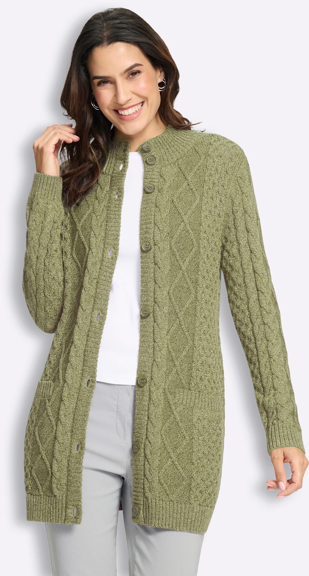 Inspirationen Longstrickjacke