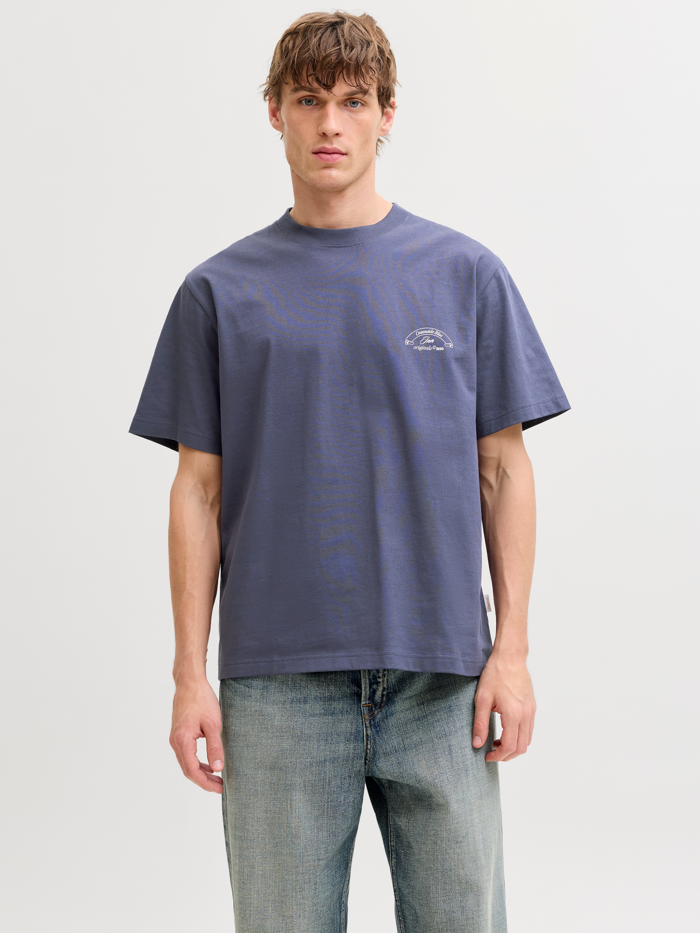 Jack & Jones T-Shirt »JORMONTAUK PHOTO BACK TEE SS CN«