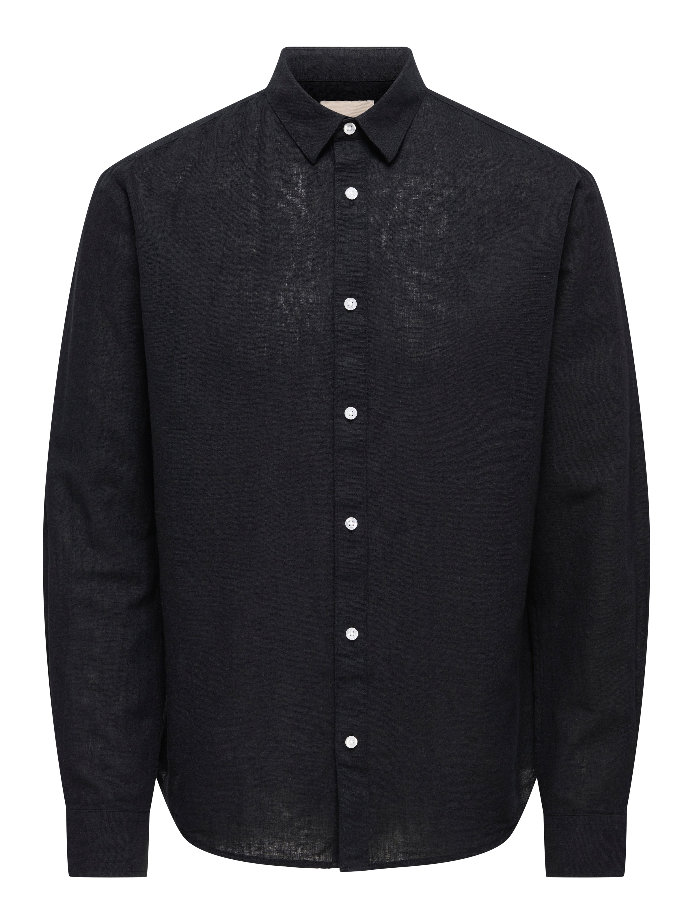 ONLY & SONS Langarmhemd »ONSCAIDEN LS SOLID LINEN SHIRT NOOS«