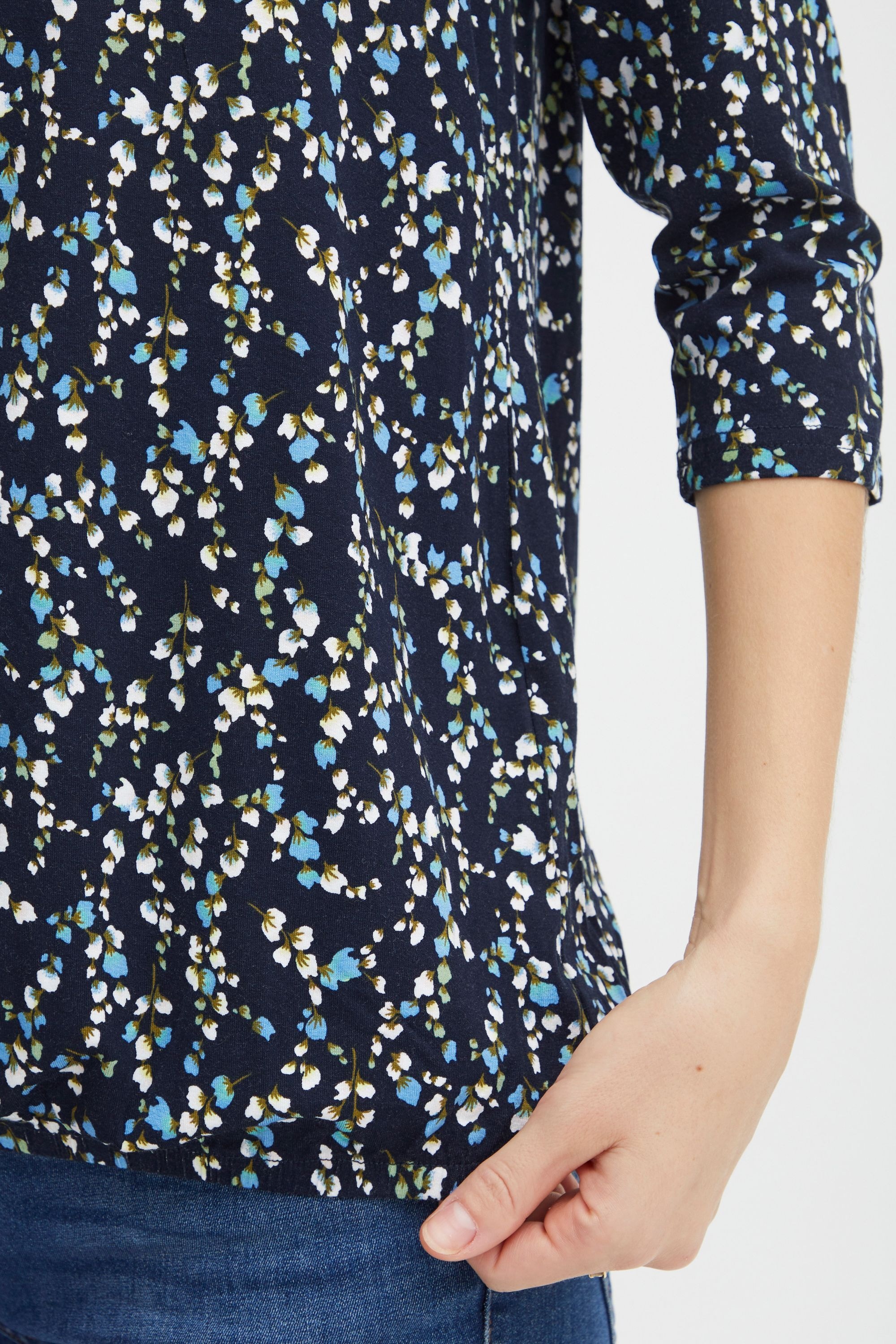 fransa Longsleeve »Longsleeve FREmfloral«