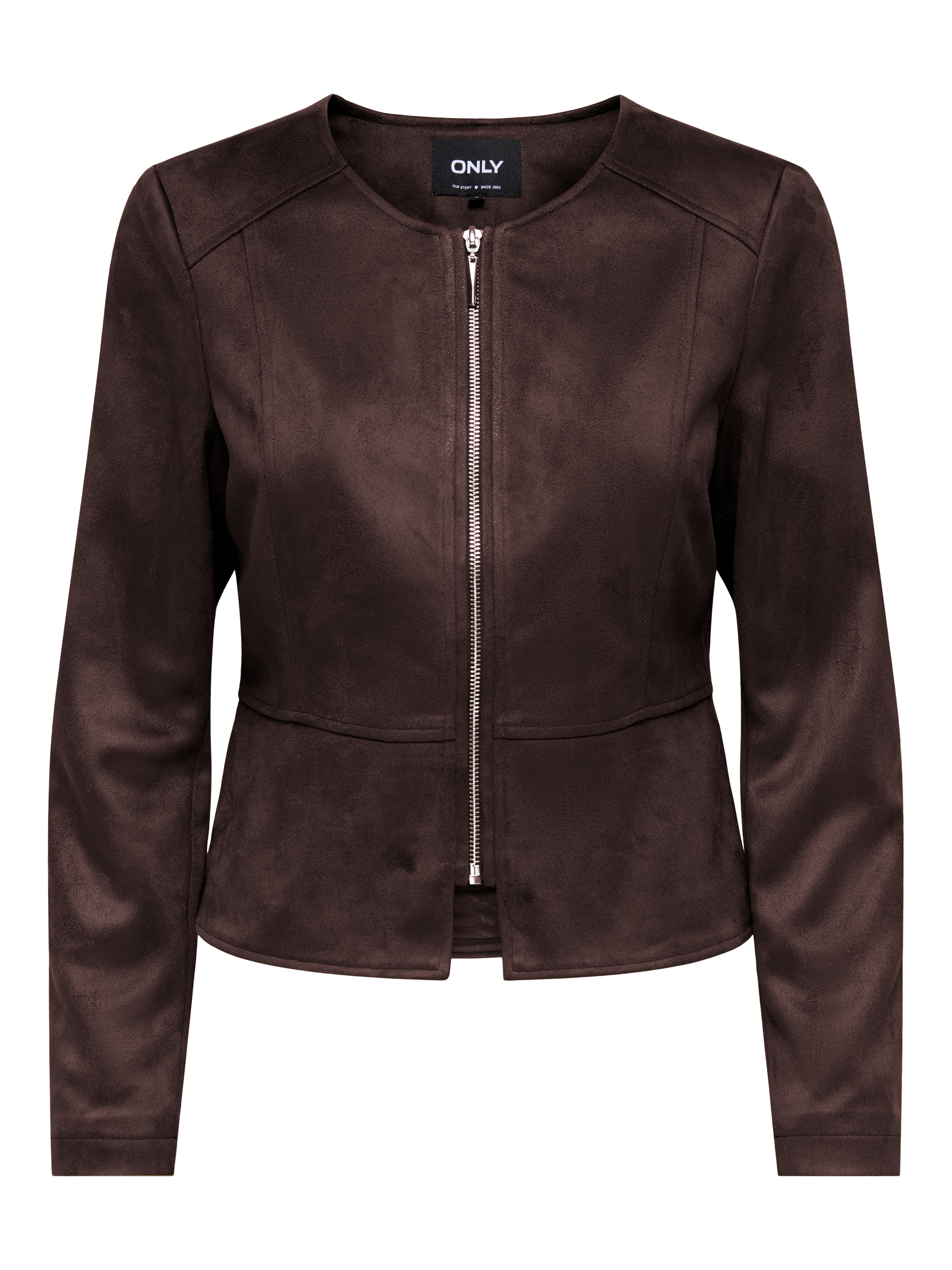 ONLY Lederimitatjacke »ONLSARAMY FAUX SUEDE JACKET OTW« Kunstfaser, Wildlederimitat