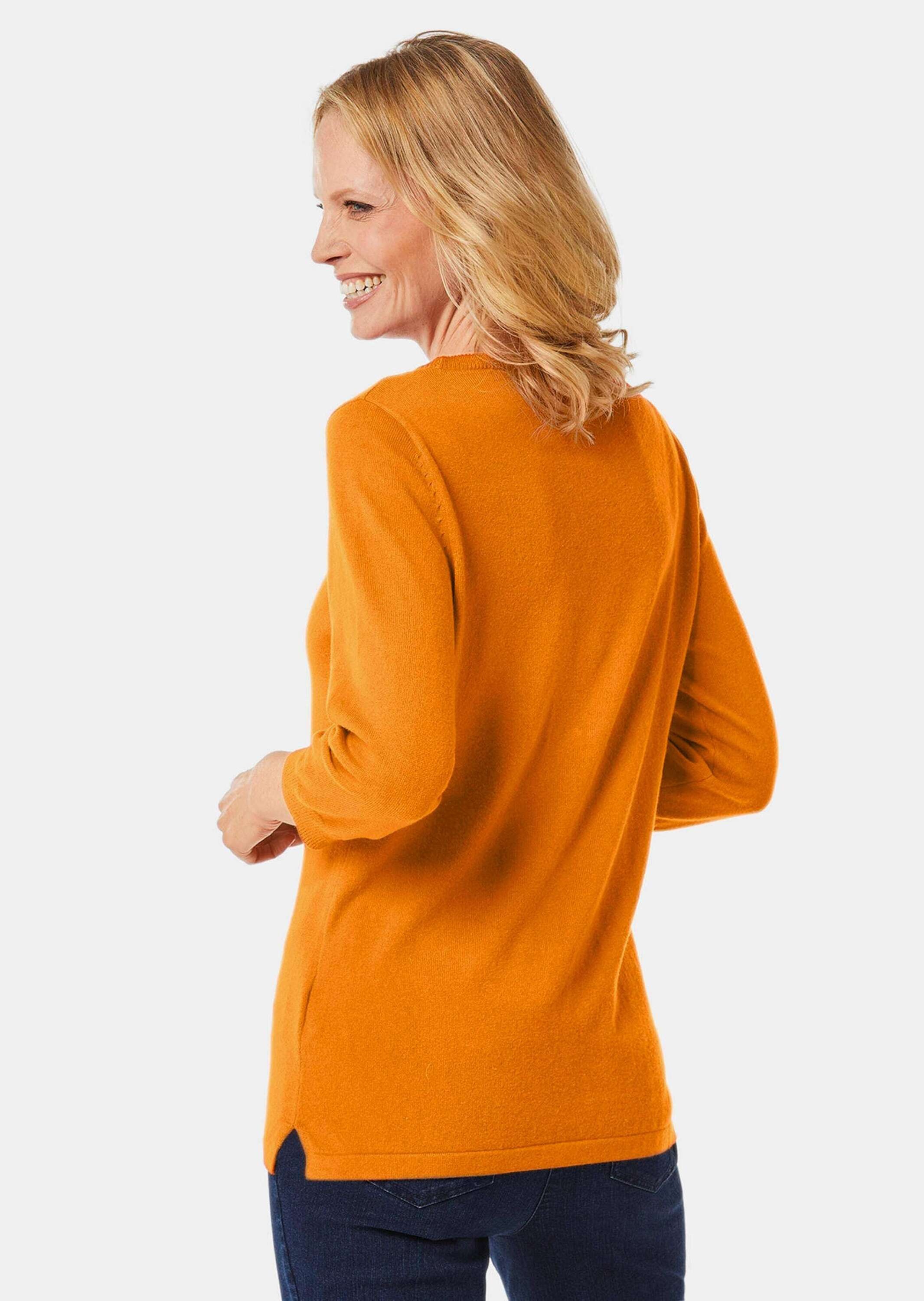 GOLDNER Strickpullover »Kurzgröße Pullover aus hochwertigem Garn«