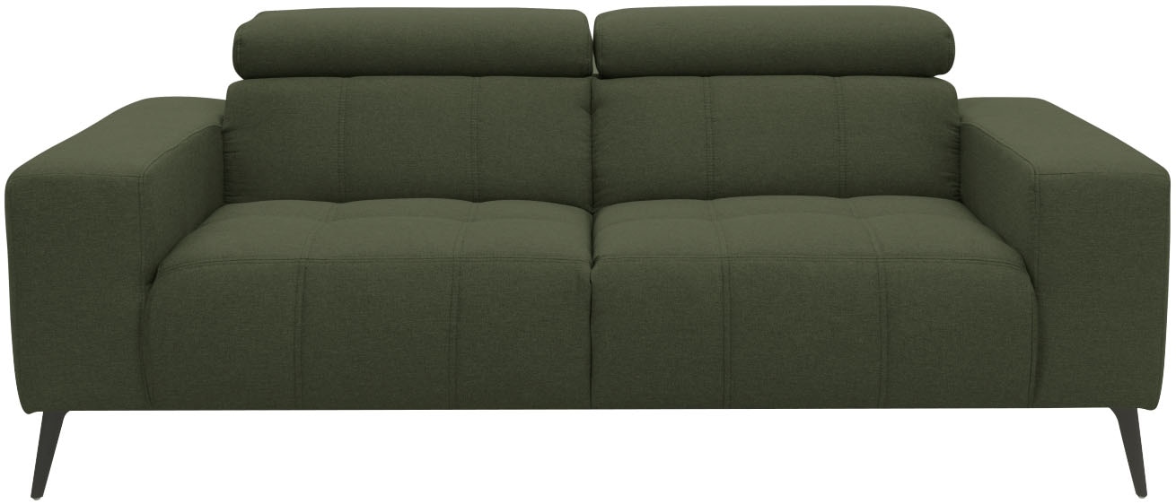 DOMO collection 2-Sitzer »Trento, mit Kufenfuß oder Einzelfuß« wahlweise mit Kopfteilverstellung und in zwei  Größen erhältlich