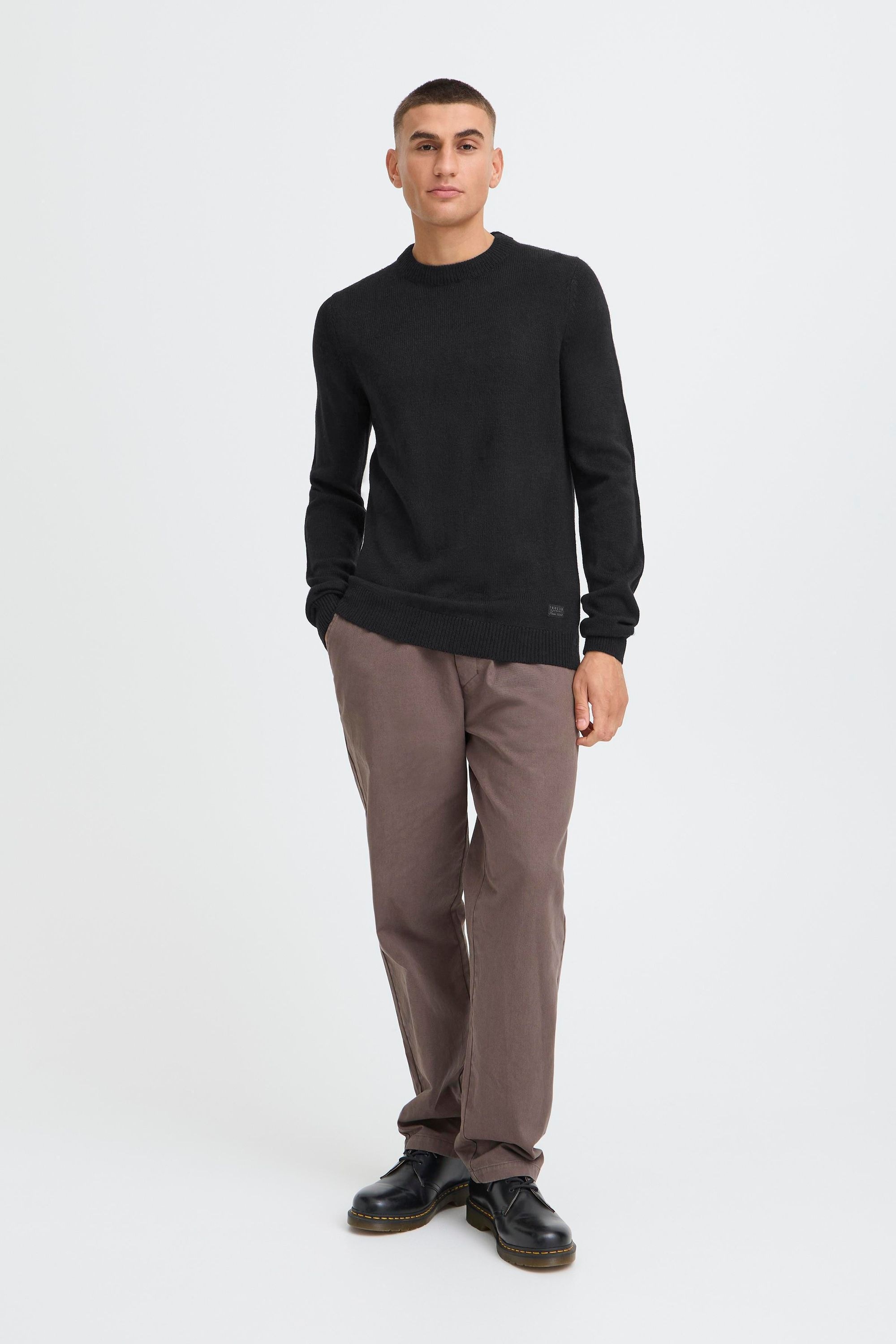 !Solid Strickfleece-Pullover »Strickpullover SDBabak«