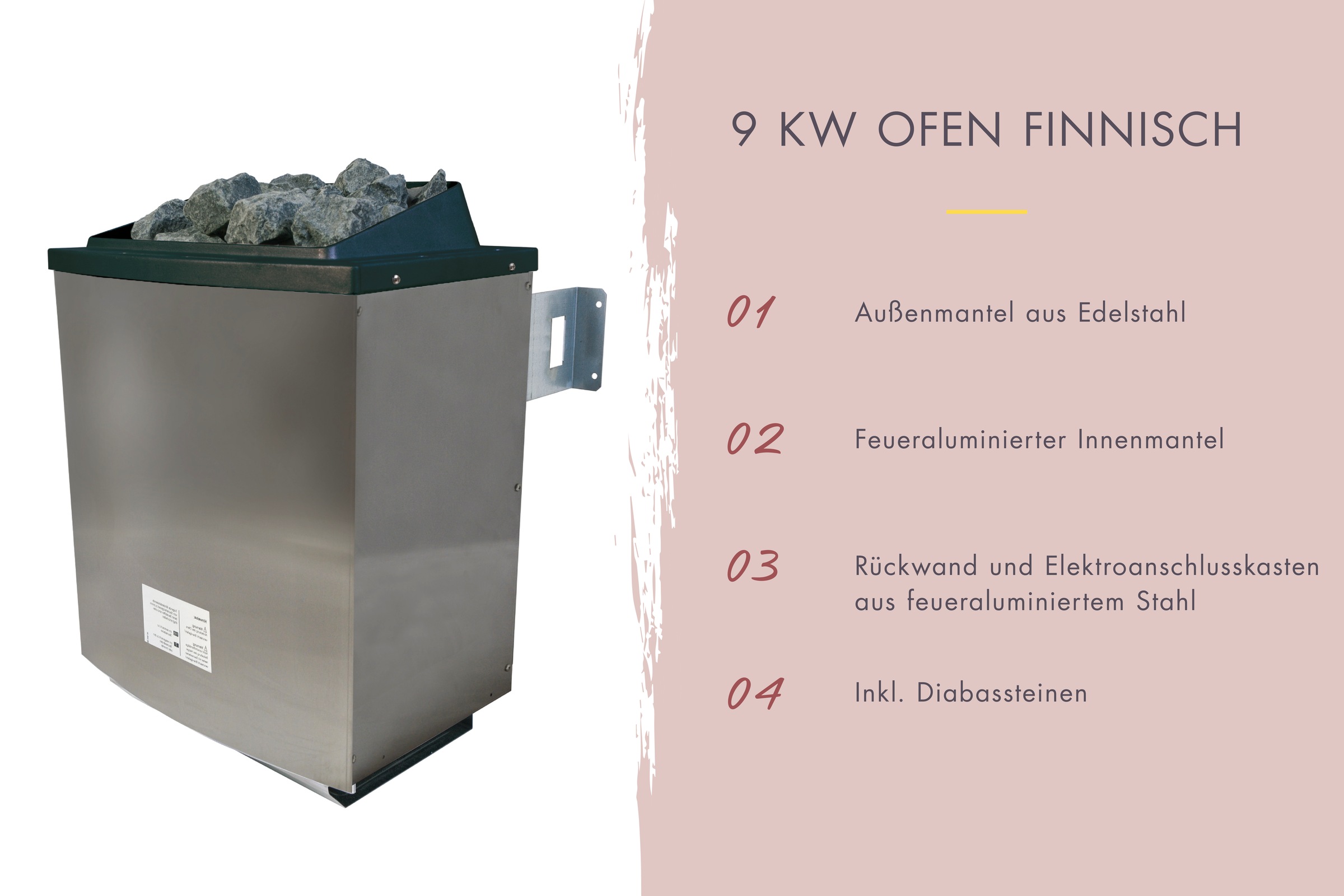 KONIFERA Saunahaus »Maiko 1 SET B« Ofen 9 KW externe Strg easy