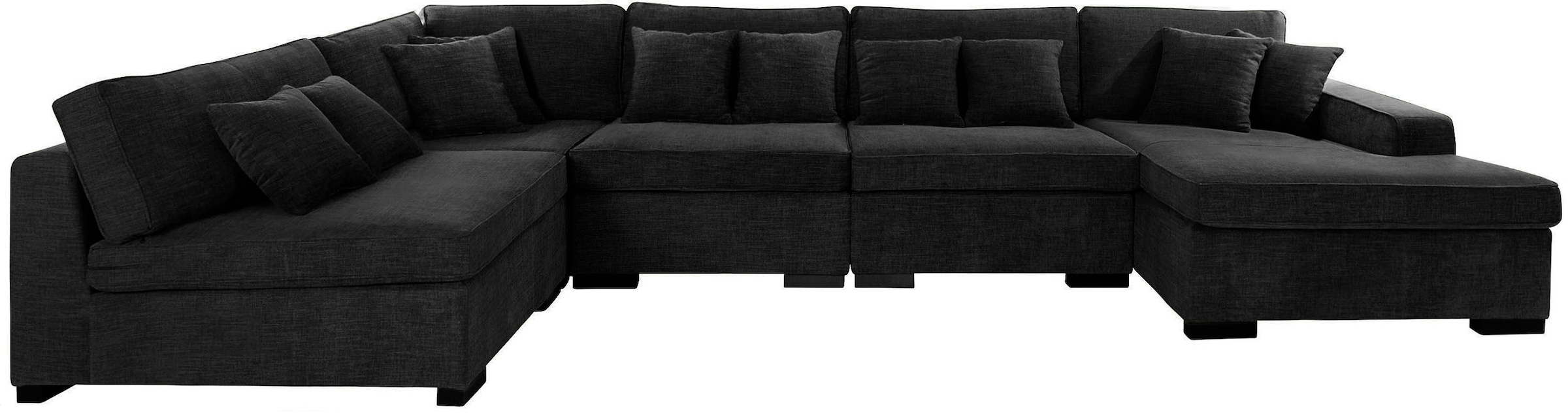 Guido Maria Kretschmer Home&Living Wohnlandschaft »Skara U-Form«, Lounge-Sofa mit Federkernpolsterung, in vielen Bezugsvarianten