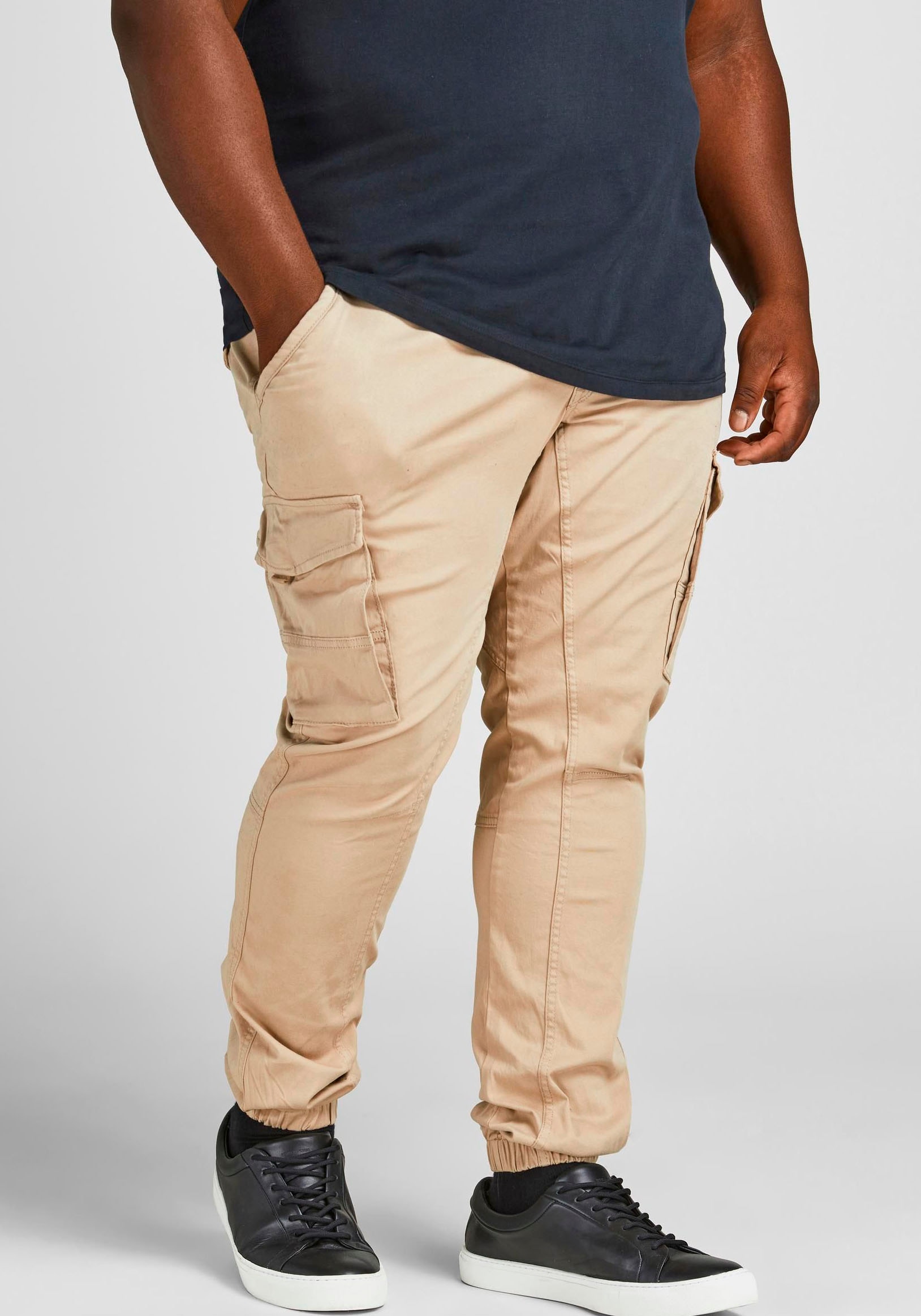 Jack & Jones PlusSize Cargohose »PAUL FLAKE«, Bis Weite 48