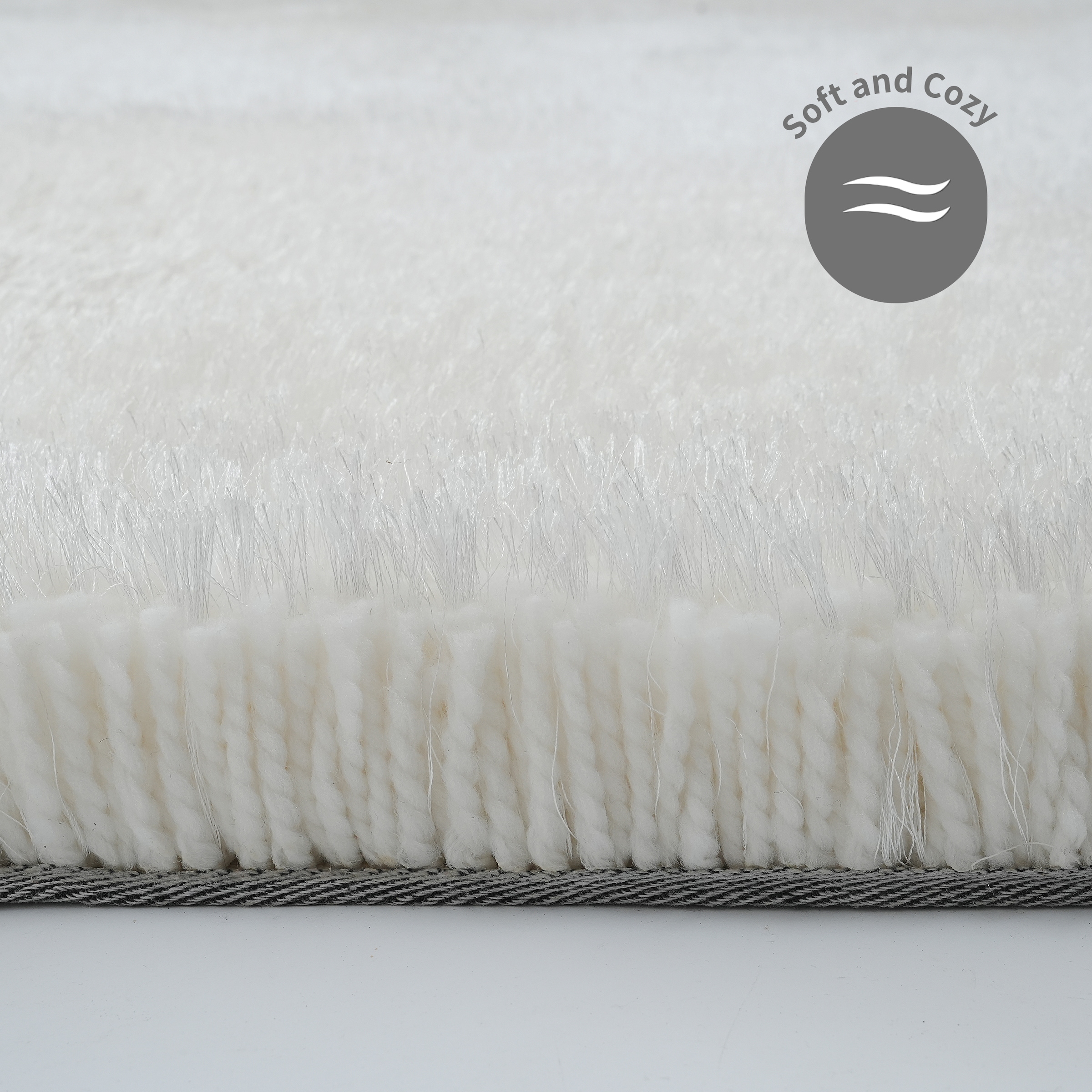 Guido Maria Kretschmer Home&Living Hochflor-Teppich »Micro exclusiv Teppich, sehr hoher Flor, weich durch Mikrofaser«, rechteckig, 78 mm Höhe, sehr weich, flauschig, uni, Wohnzimmer, Schlafzimmer, Kinderzimmer
