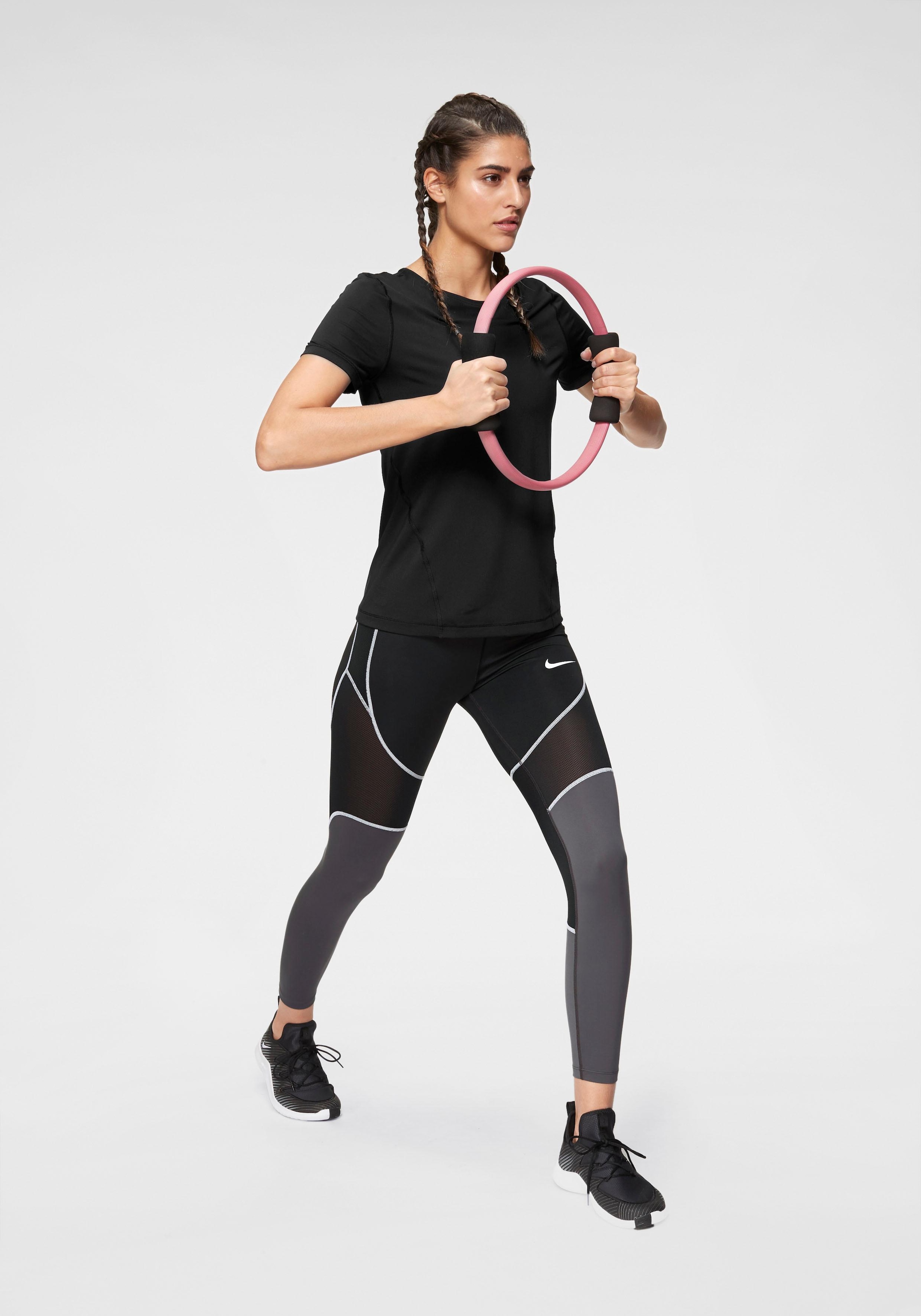 Nike Funktionsshirt »WOMEN NIKE PERFORMANCE TOP SHORTSLEEVE ALL OVER MESH«, DRI-FIT Technology