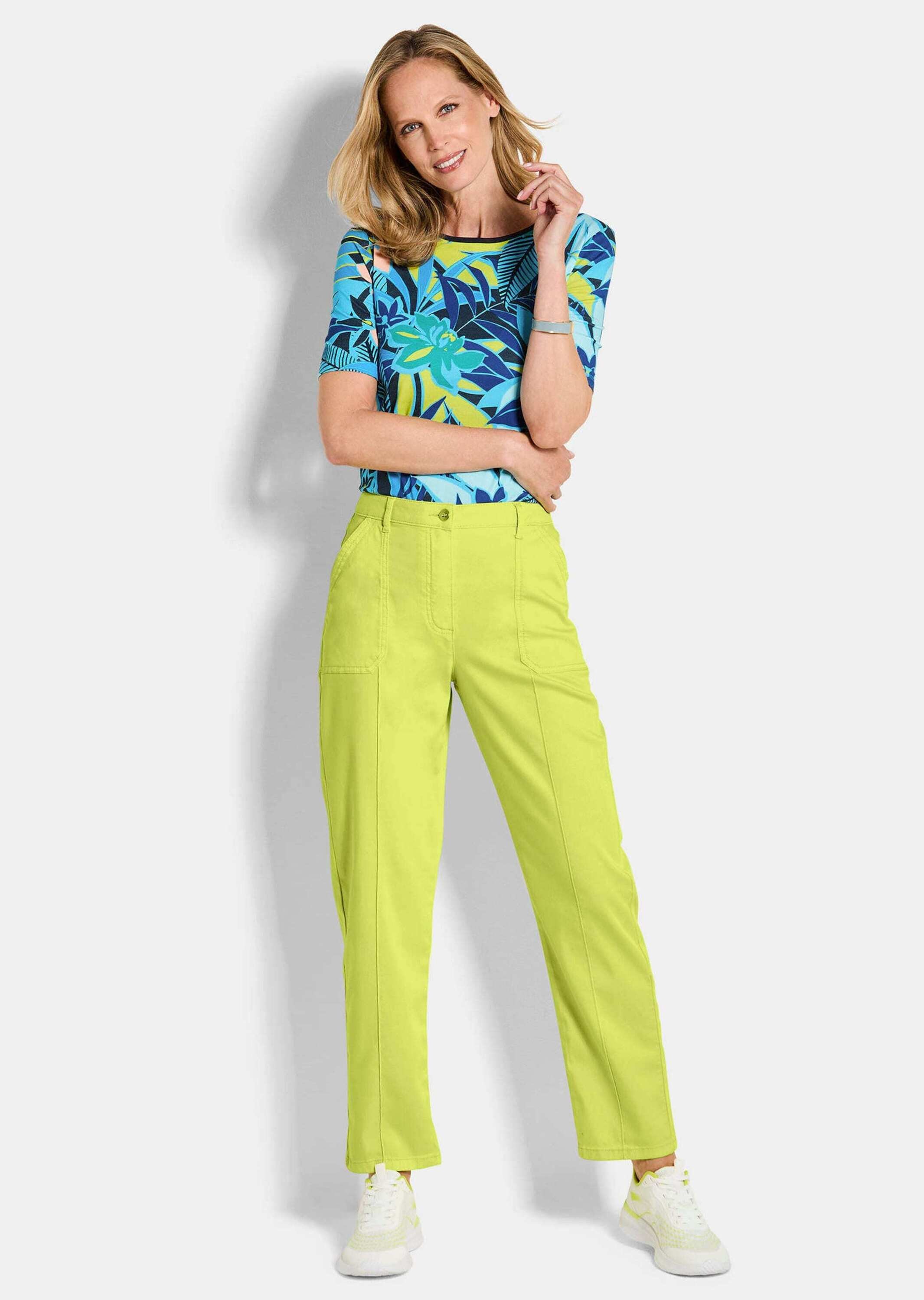 GOLDNER Stoffhose »Kurzgröße Hose SARA mit Cargo-Taschen«