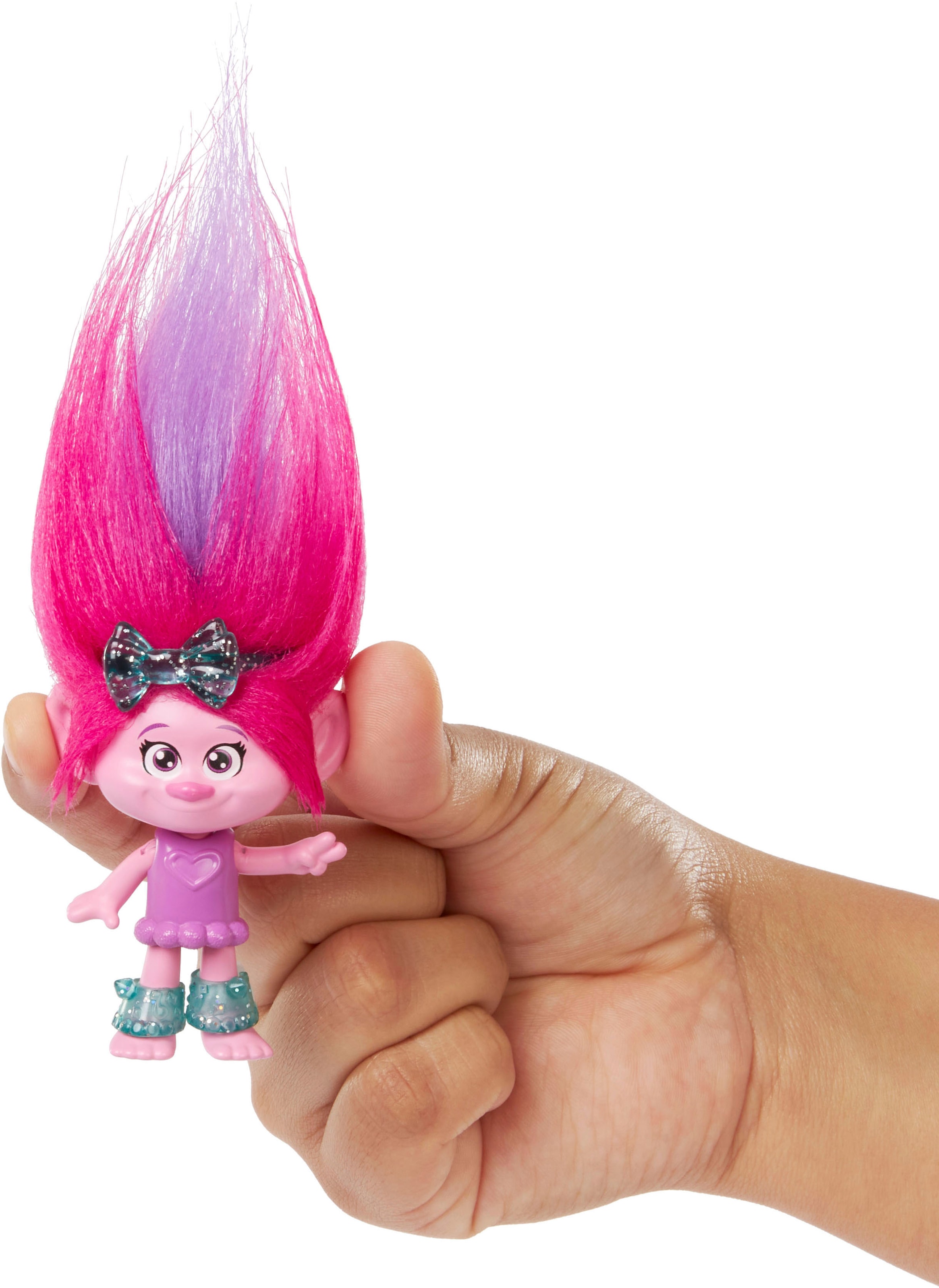 Mattel® Minipuppe »Trolls, Hair Pops Königin Poppy«