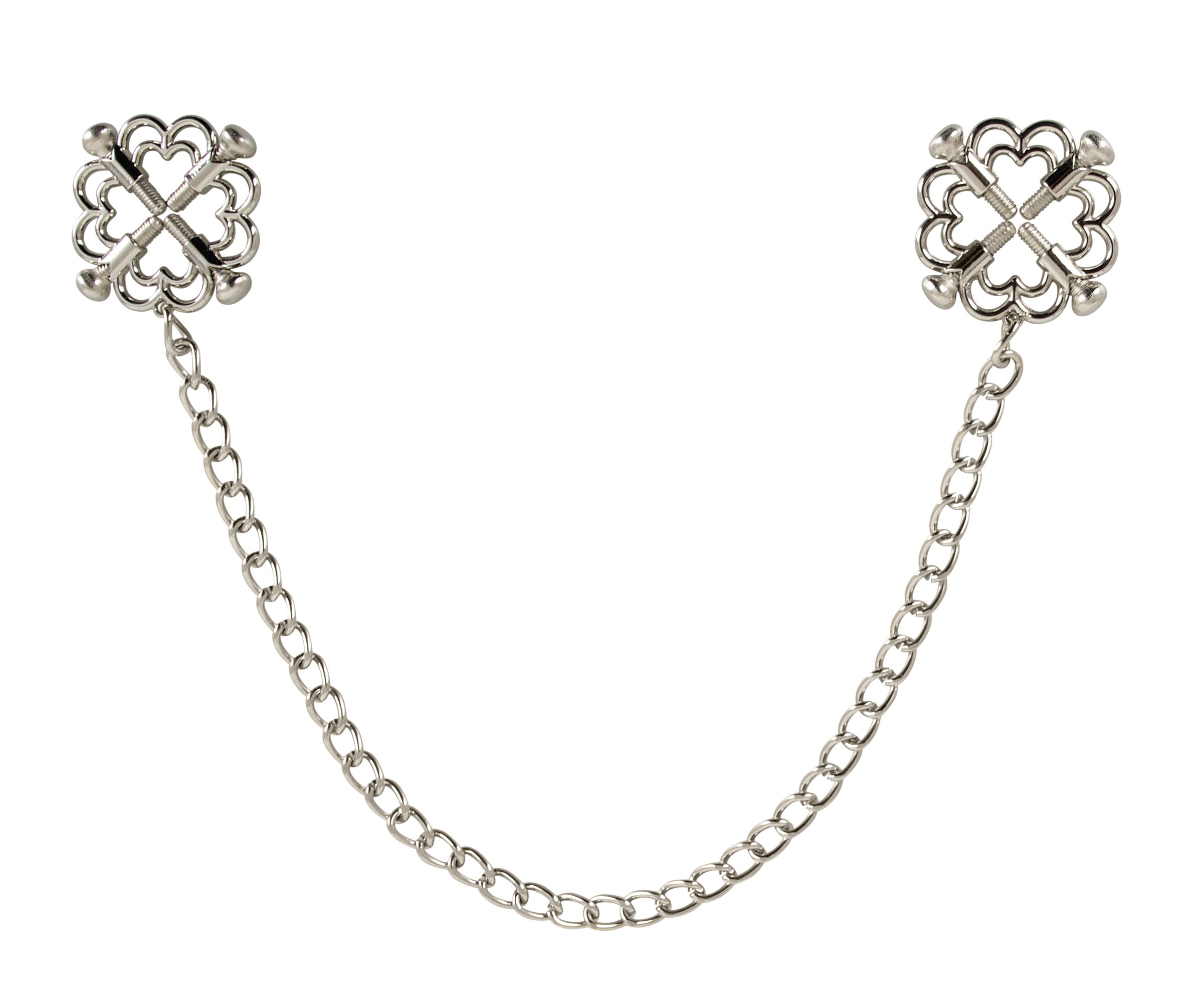 Bad Kitty Nippelklemme »Nippelklemmen Nipple Jewellery with Metal Chain«