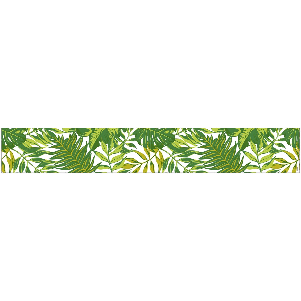 MySpotti Fensterfolie »Look Palm Leaves green«, halbtransparent, glattstatisch haftend