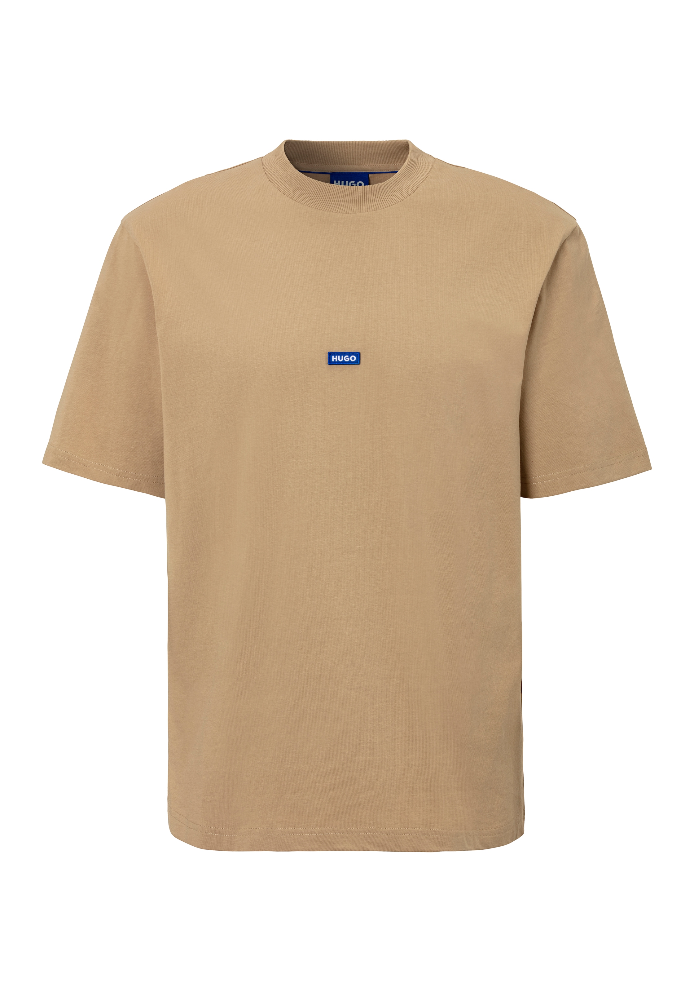 HUGO Blue T-Shirt »Nieros«, mit Logo-Patch