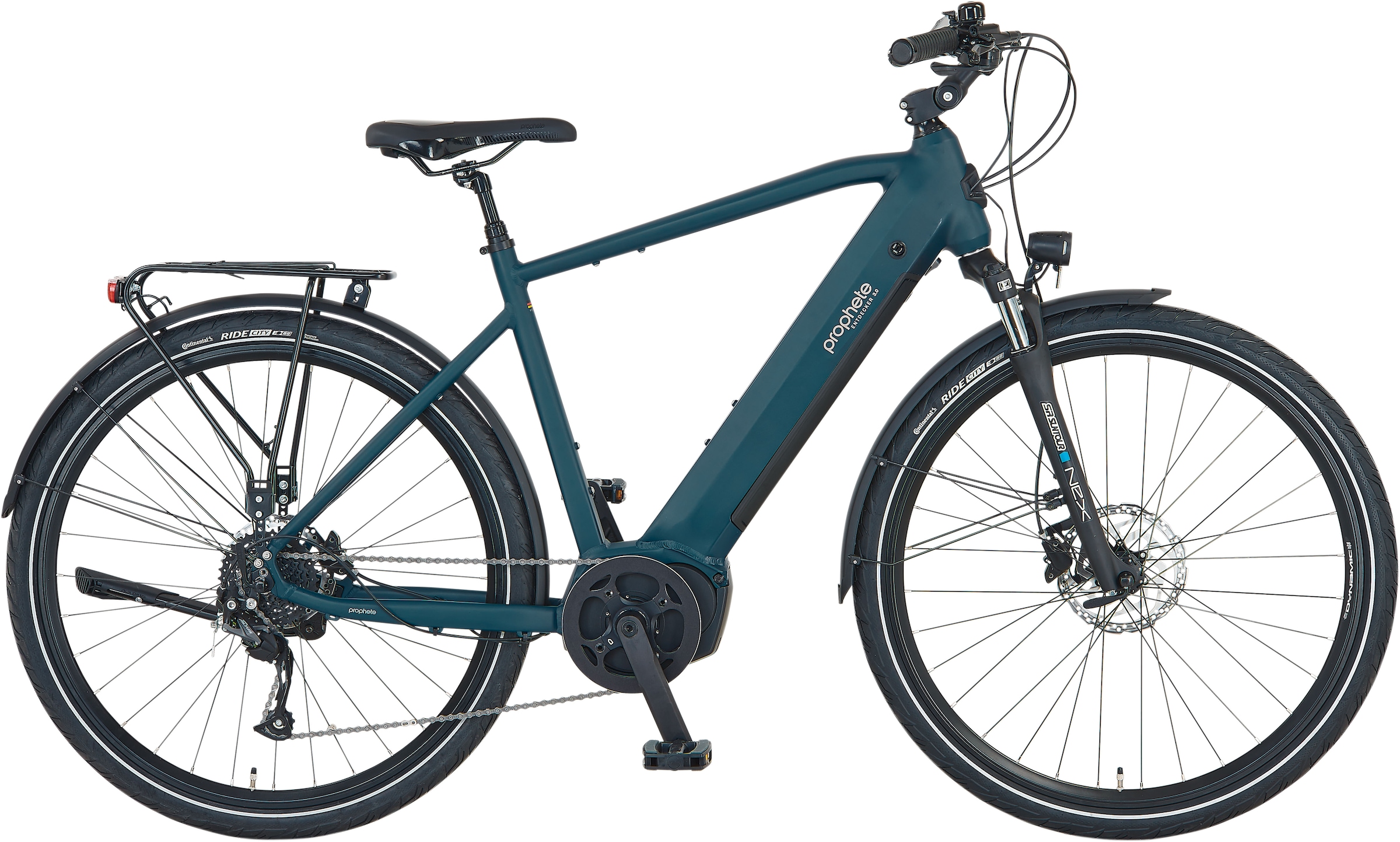 Prophete E-Bike »Entdecker 3.0«, 9 Gang, Shimano, Mittelmotor 250 W, Pedelec, Elektrofahrrad für Herren