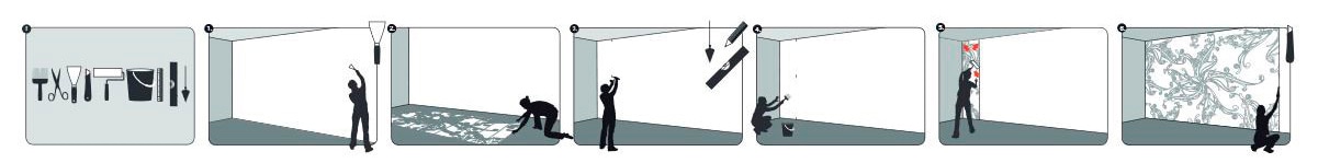 Komar Vliestapete »Digitaldruck Vlies -  Pastell - Größe 450 x 280 cm« bedruckt glatt Wohnzimmer, Schlafzimmer