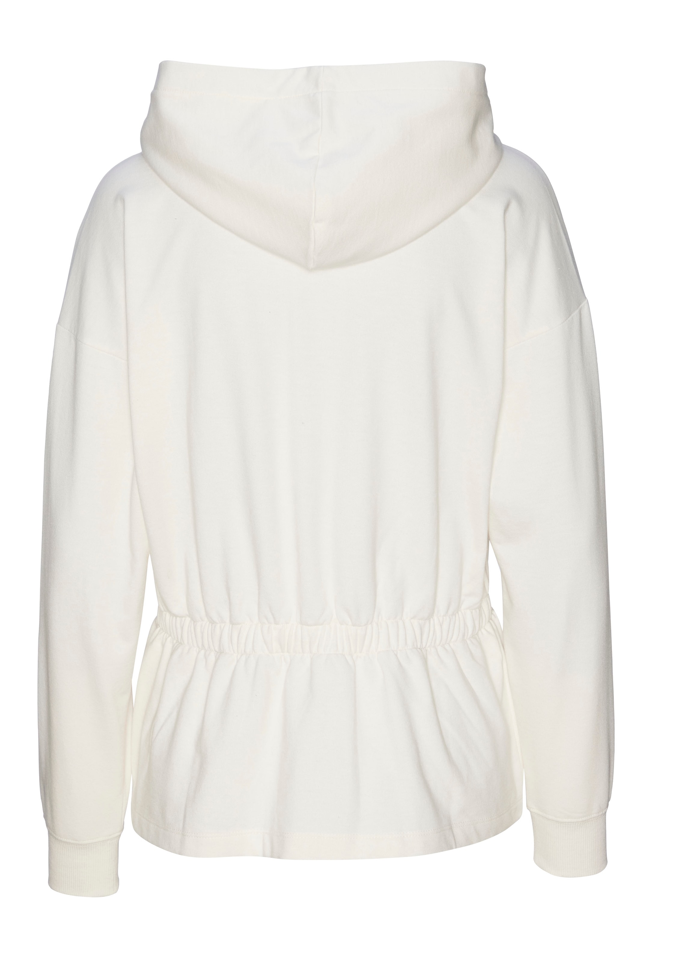 LASCANA Sweatjacke, mit Tunnelzug in der Taille, Loungewear