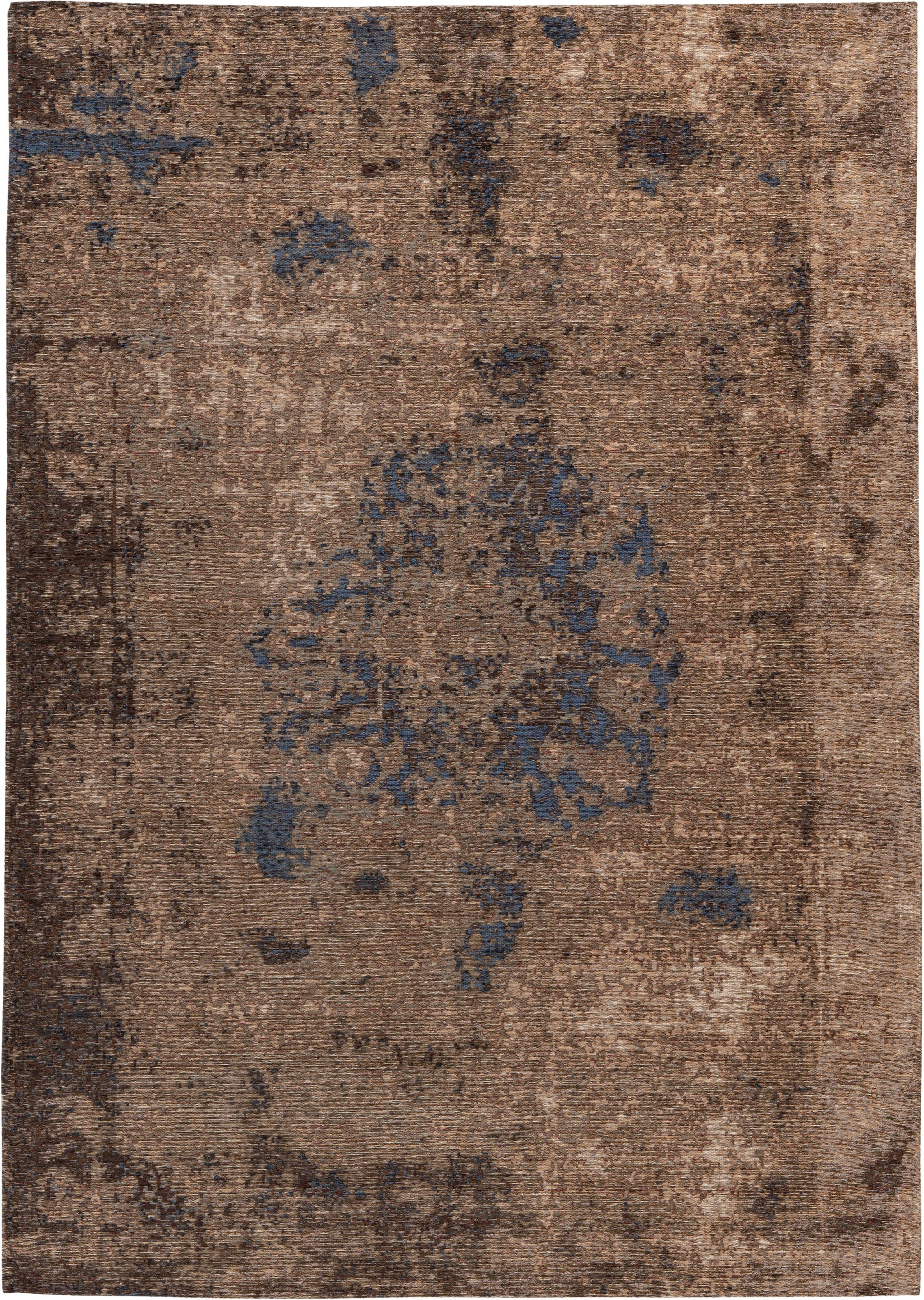 Padiro Teppich »Charme 625«, rechteckig, 5 mm Höhe, Chenille Flachgewebe im Vintage Stil