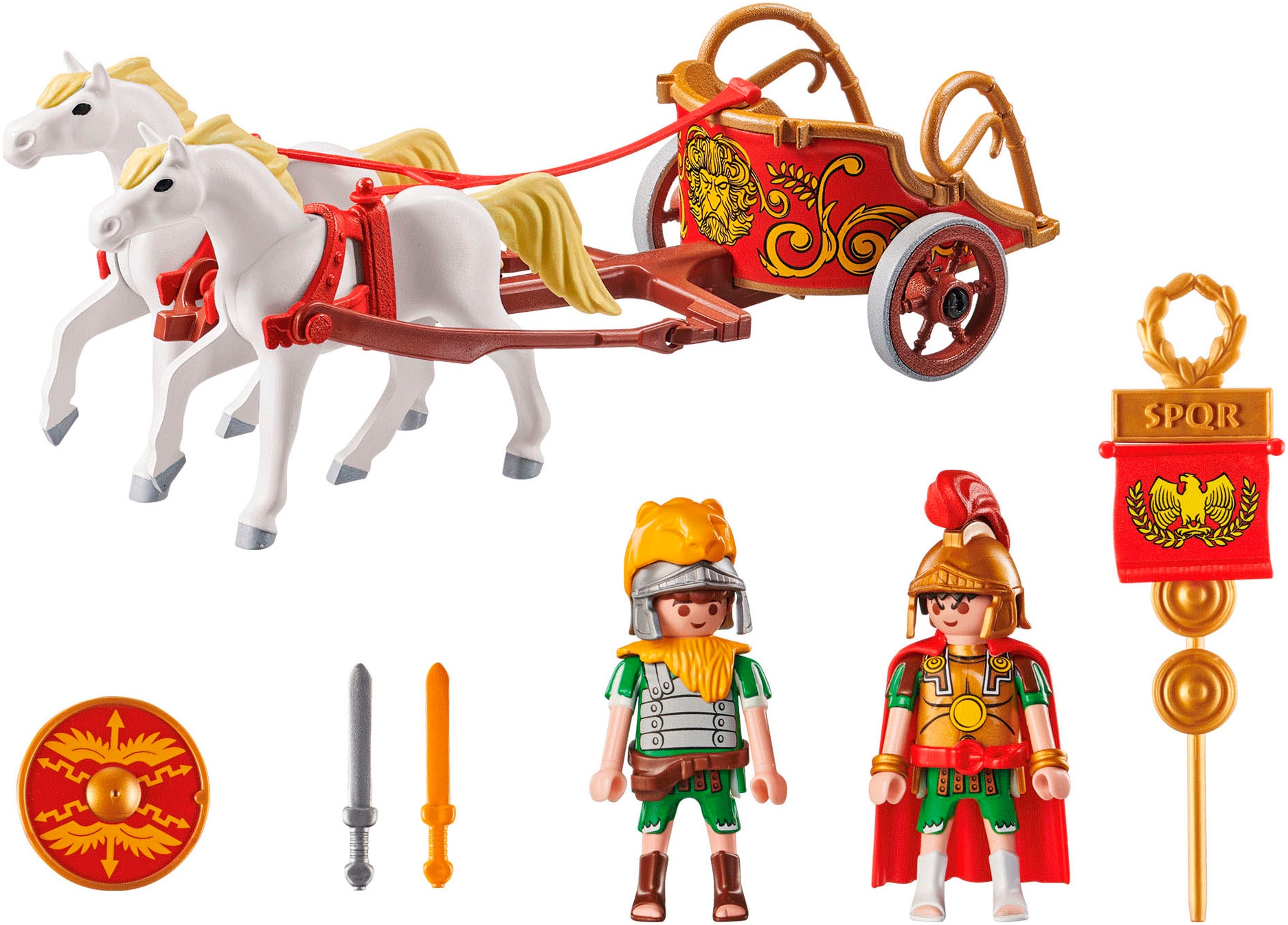 Playmobil® Konstruktions-Spielset »Römischer Streitwagen (71543), Asterix«, (31 St.), Made in Europe