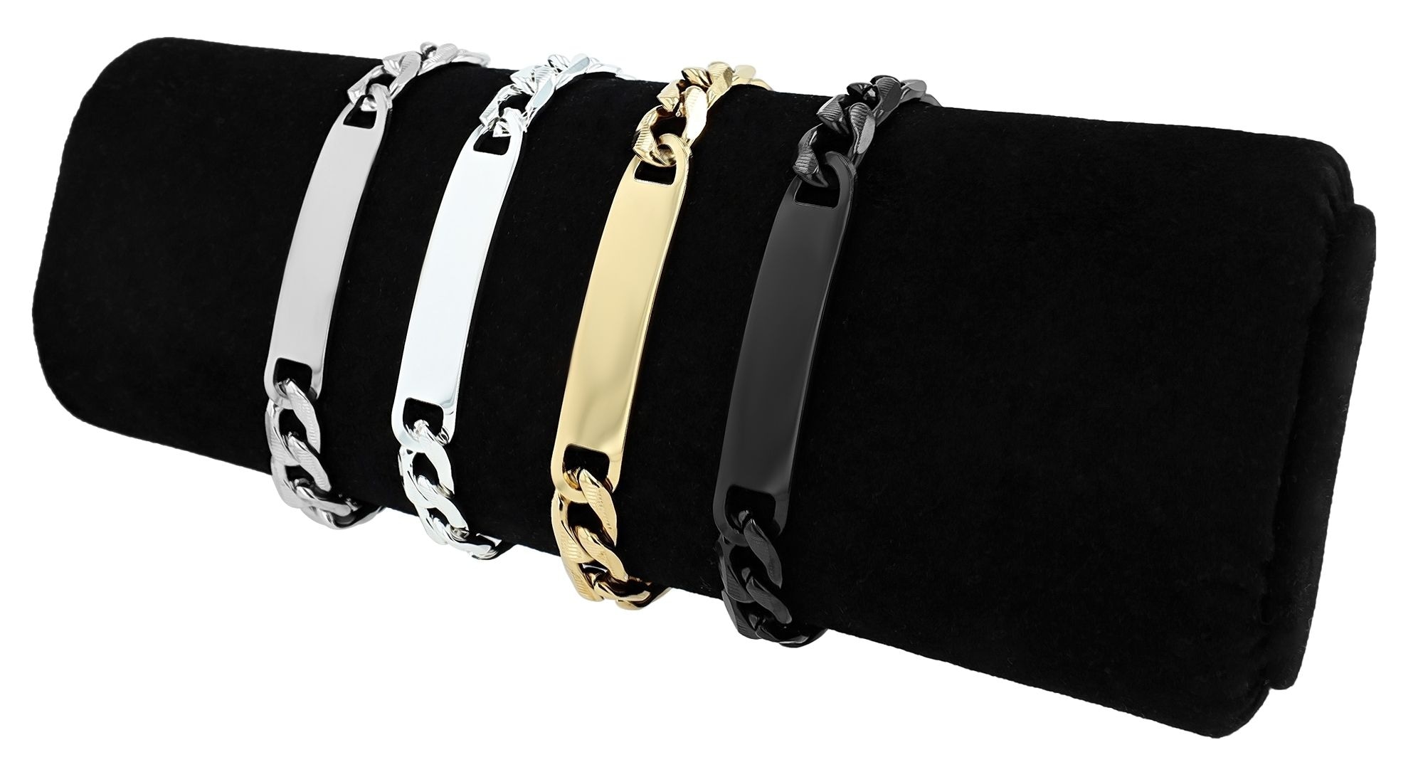 Adelia´s Panzerarmband »Herren Armband ¿ Panzerarmband aus Edelstahl 21 cm«