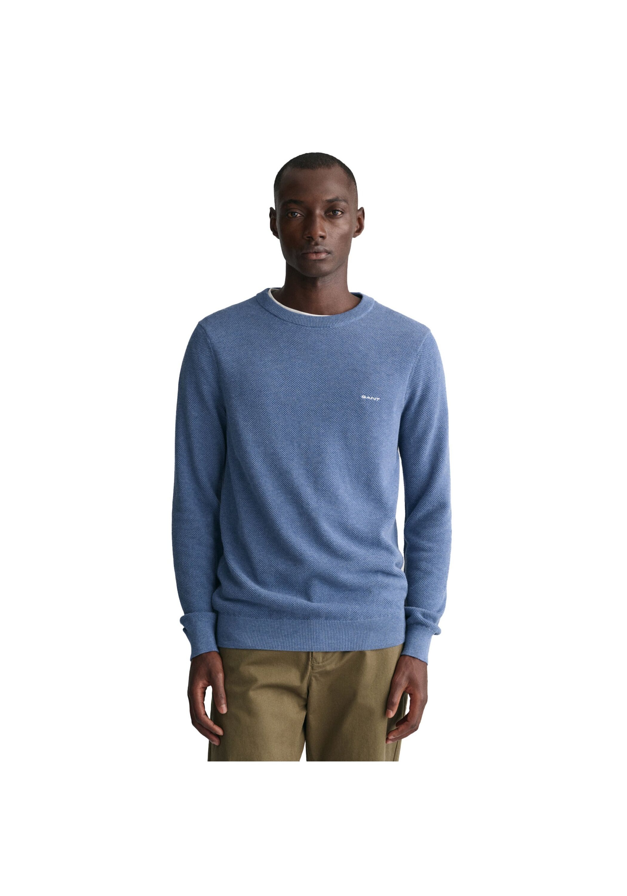 Gant Sweater »Strickpullover COTTON PIQUE C-NECK«
