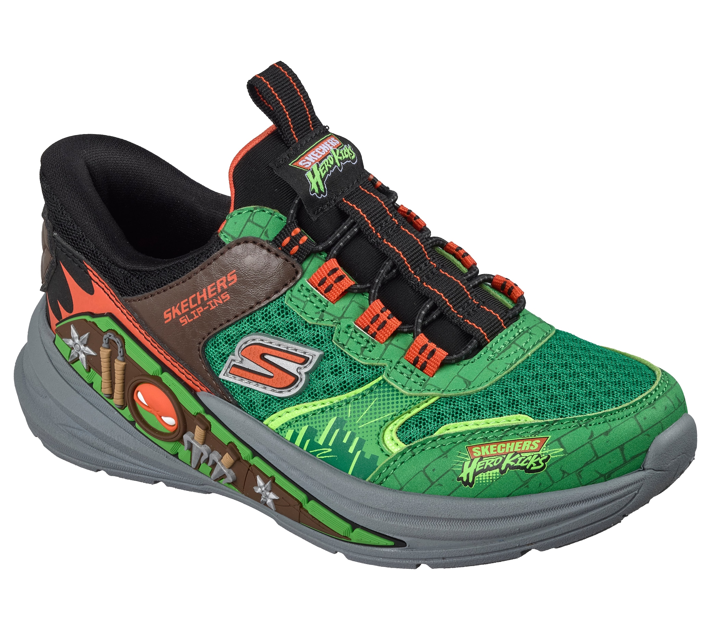 Skechers Slip-On Sneaker »HYPER-QUEST«  Schlupfschuh, Halbschuh, Slip ins, Grössenschablone zum Download