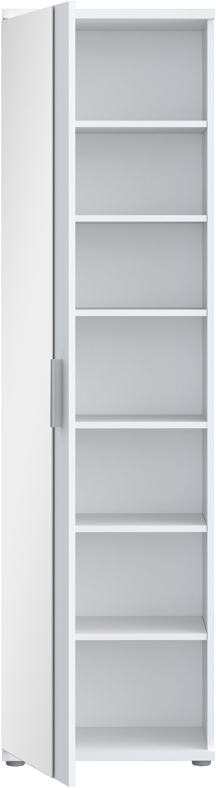 FORTE Schuhschrank »Mehrzweckschrank, Stauraum, viele Einlegeböden« B/H/T 50,2/179,1/34,8, Spiegel
