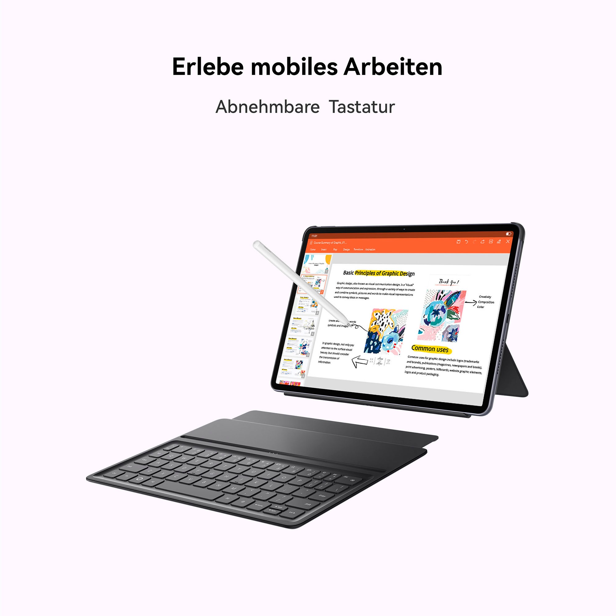 Huawei Tablet »MatePad 11,5" 2025, PaperMatte Display, 8G+256G, inkl. Black Keyboard«, (29,20 cm / 11,5 Zoll), HarmonyOS, 2.5K, PaperMatte Display, 10.100 mAh Akku, inkl. Black Keyboard)