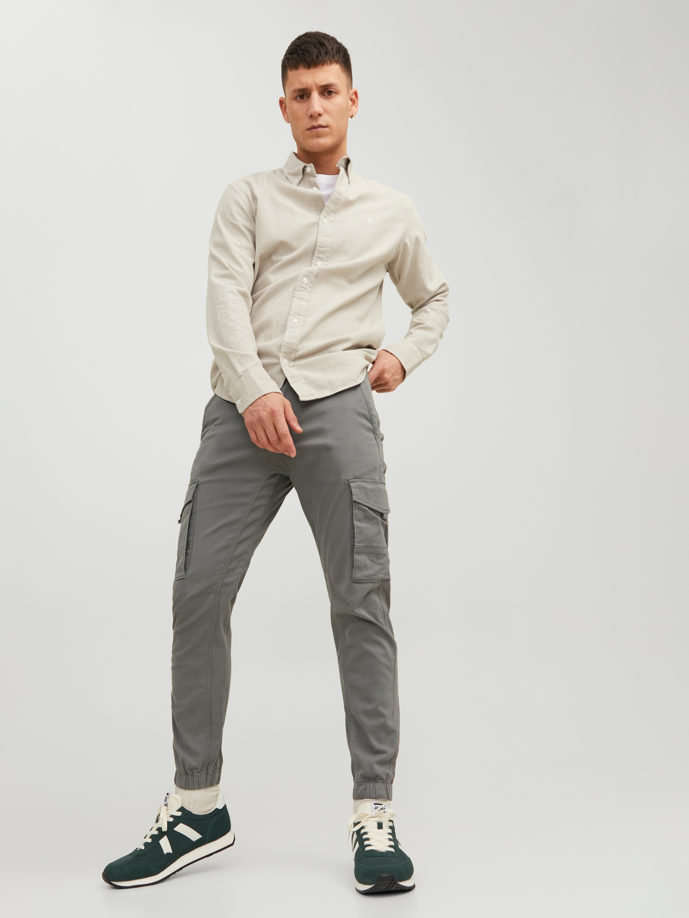 Jack & Jones Cargohose »JPSTPAUL JJFLAKE CARGO NOOS«  Baumwollmischung, regular fit