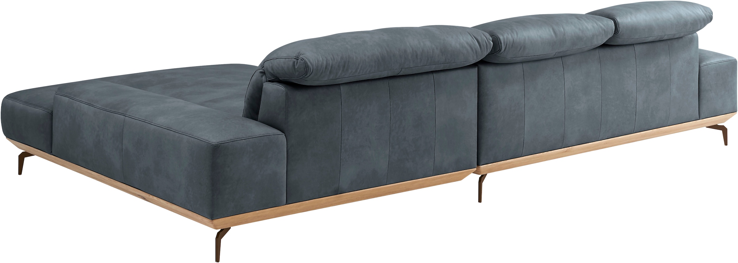 Musterring Wohnlandschaft »MR 2490«, Bronze-Fuß Sitzhöhe 46cm, wahlweise mit Funktionen, Maße 342 x 207 cm