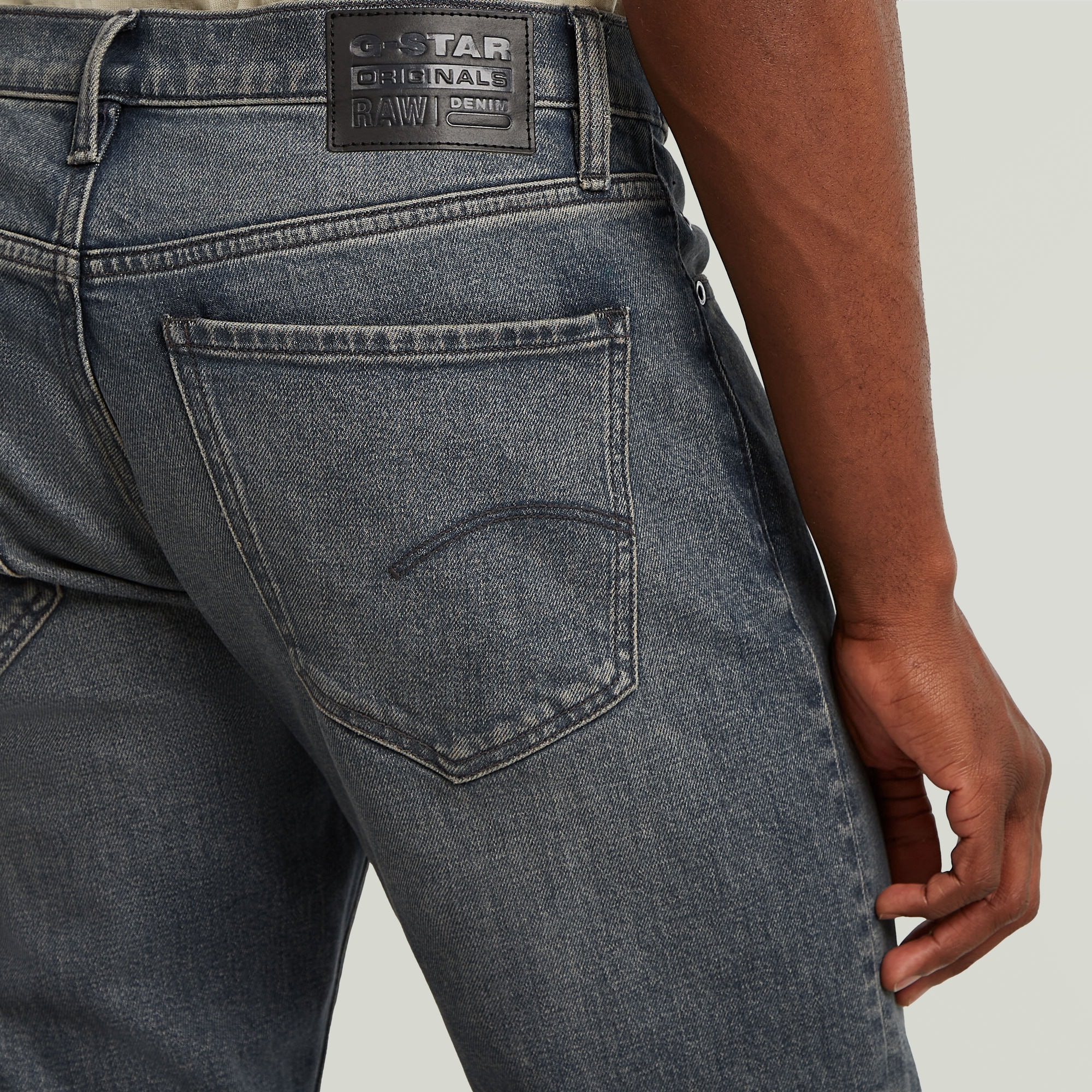 G-STAR Straight-Jeans »Mosa Straight«, mit hellen Nähten