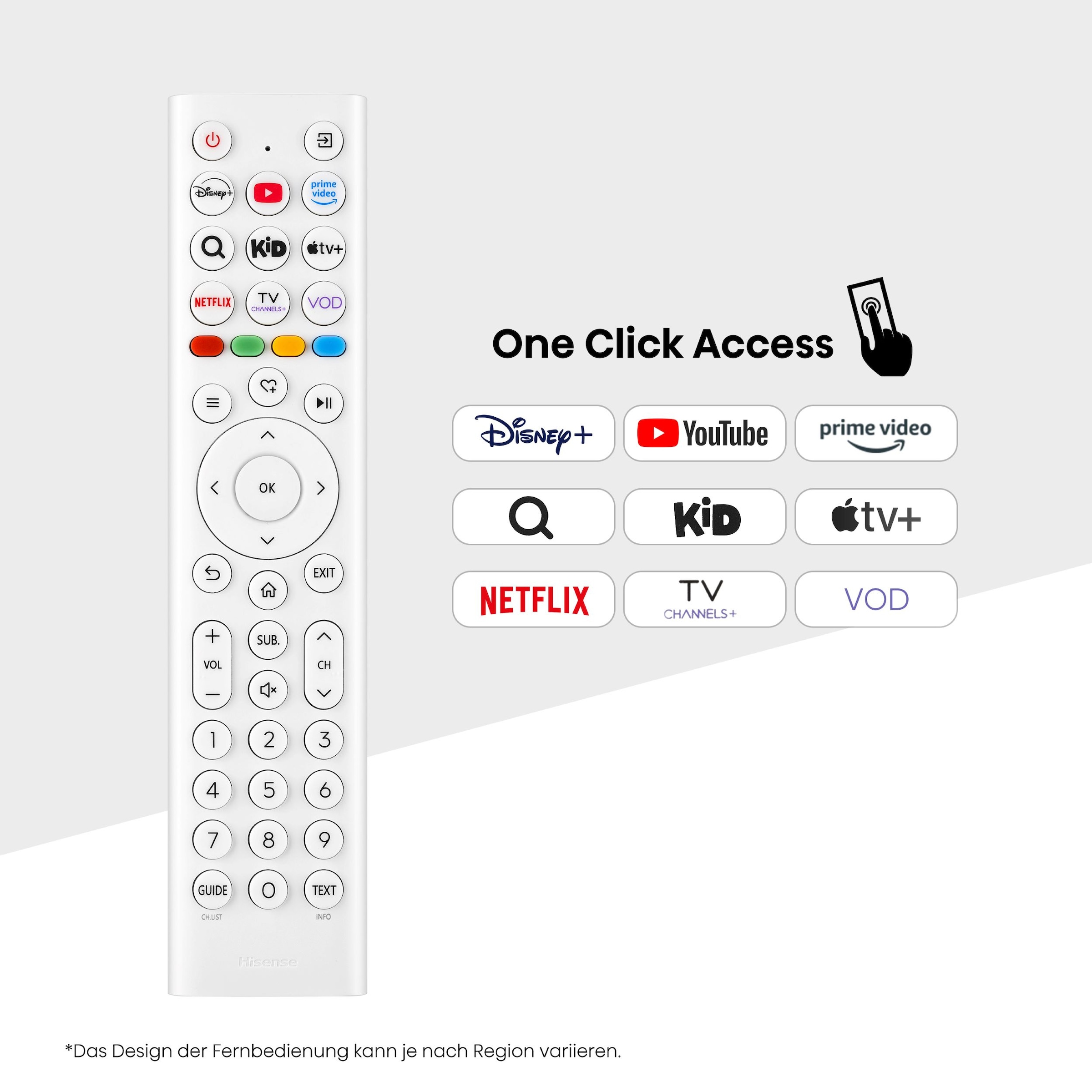 Hisense QLED-Fernseher »32S5Q« 80 cm/32 ″ Full HD Smart-TV 2K FHD Deco TV