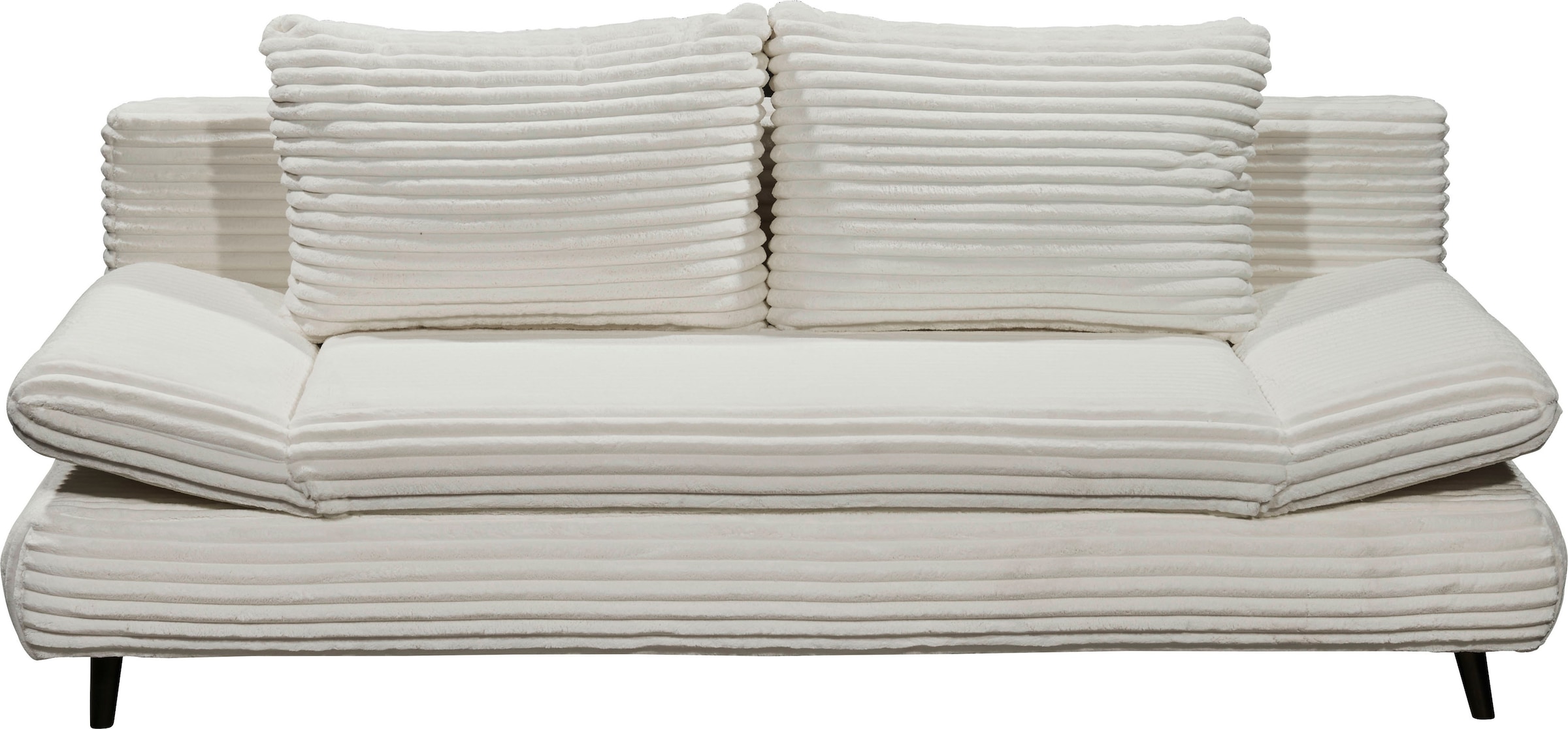 ED EXCITING DESIGN Schlafsofa »Sunny«, mit Bettkasten, Armteilverstellung & 2 Rückenkissen