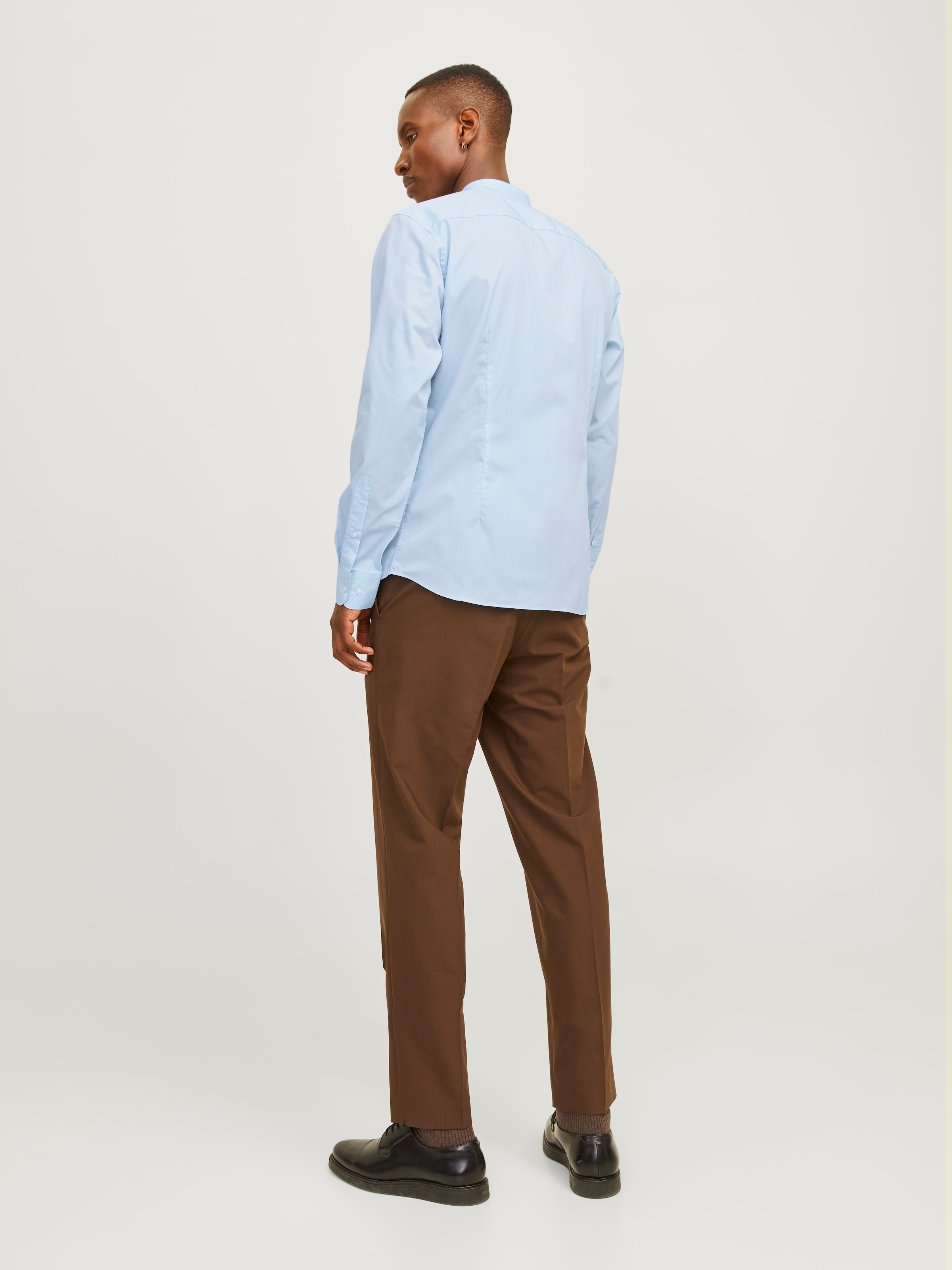 Jack & Jones Langarmhemd »JJJOE SHIRT LS PLAIN MAO«