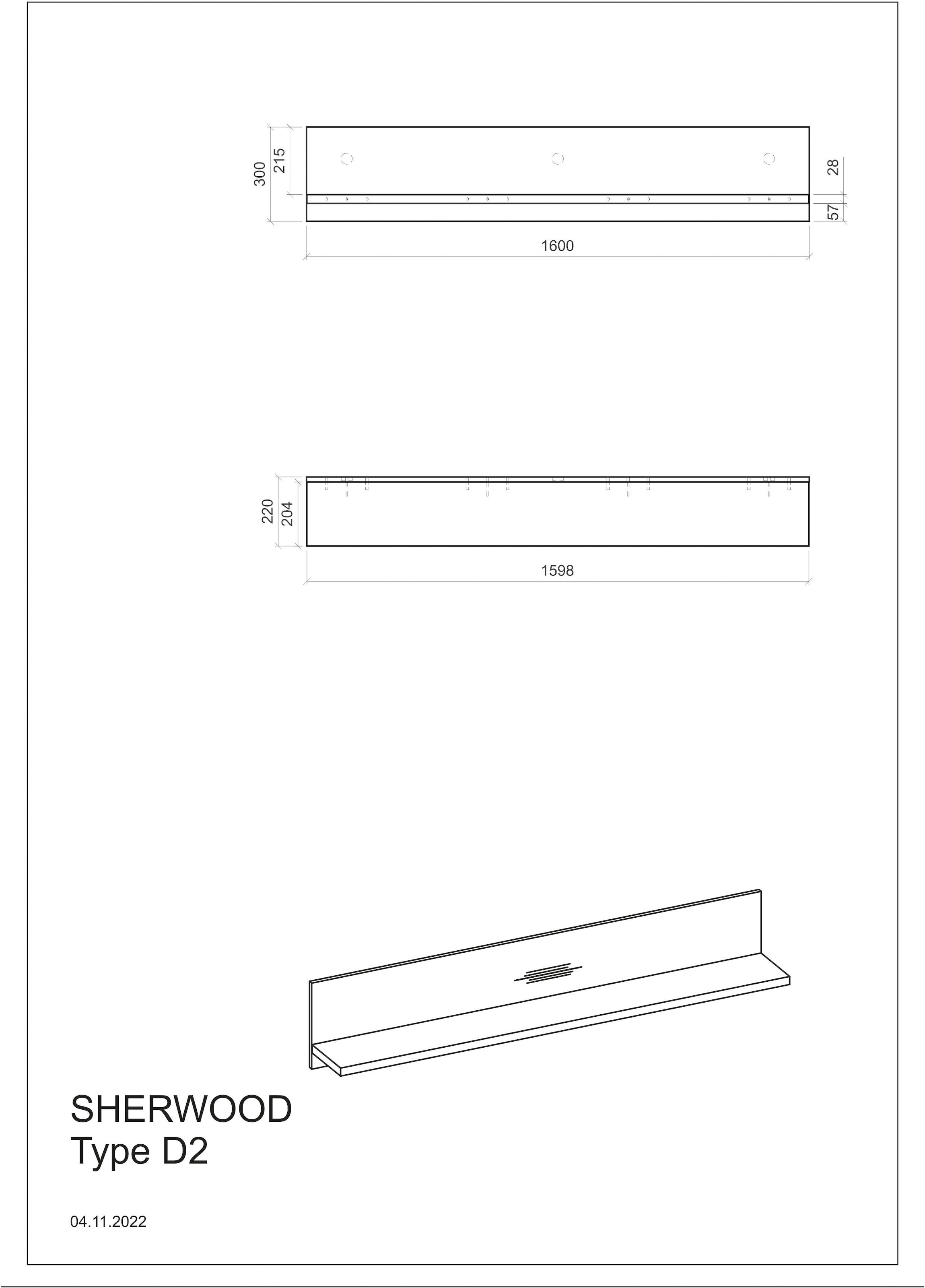 Home affaire Küchenzeile »Sherwood«, Breite 284 cm, mit Herdumbauschrank, ohne E-Geräte