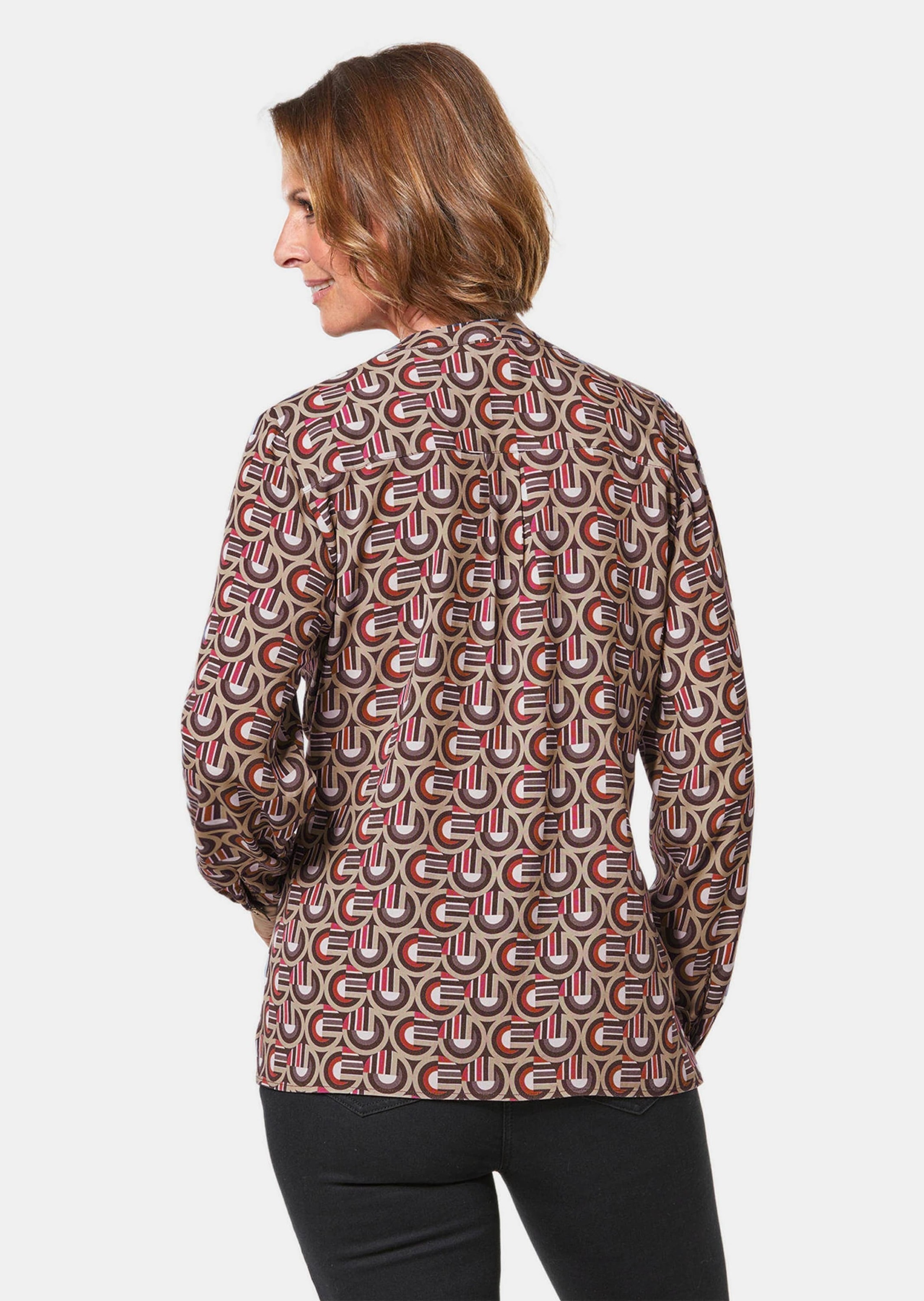 GOLDNER Schlupfbluse »Moderne Druckbluse in legerer Form«