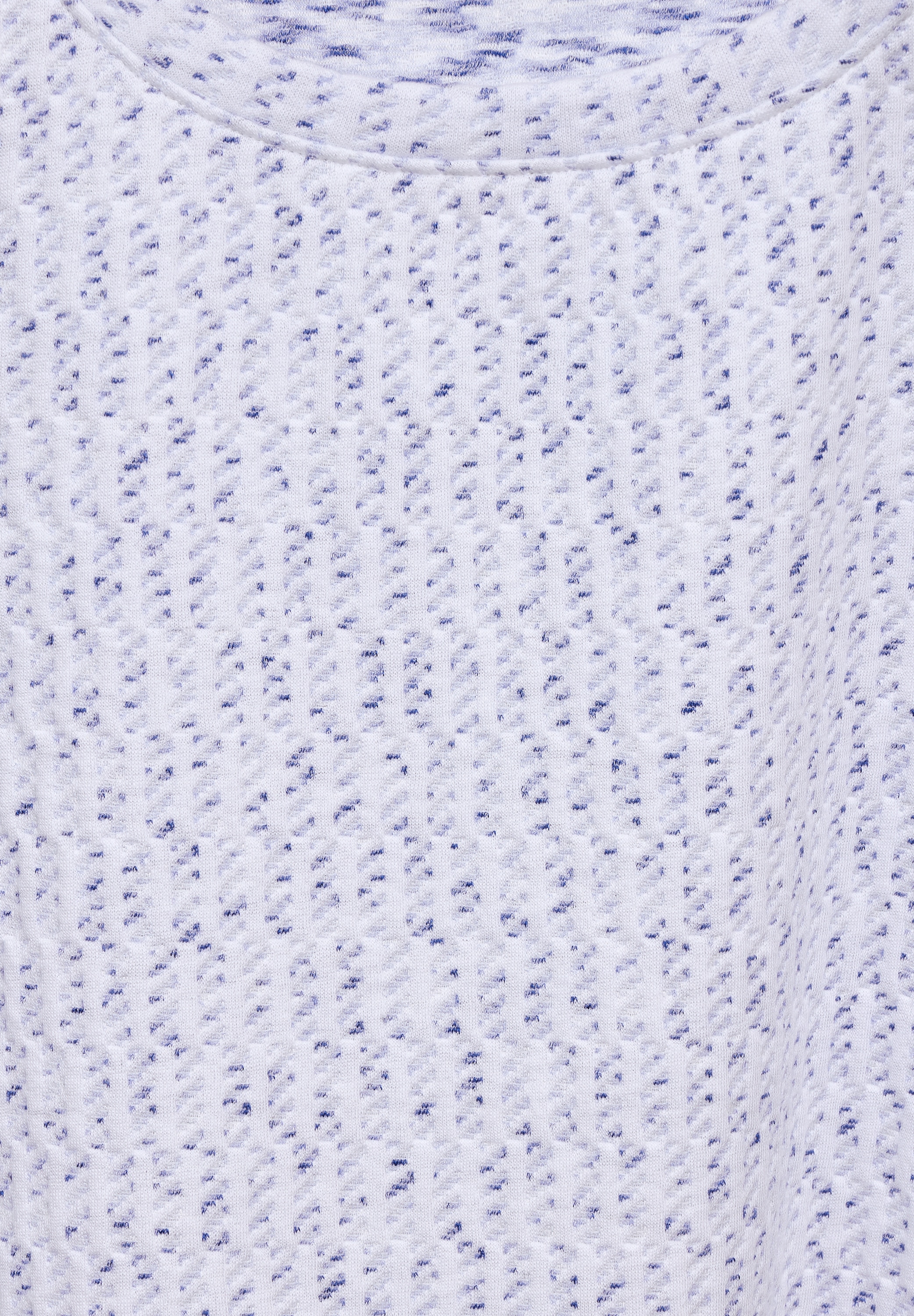 Cecil 3/4-Arm-Shirt, in Melange-Optik