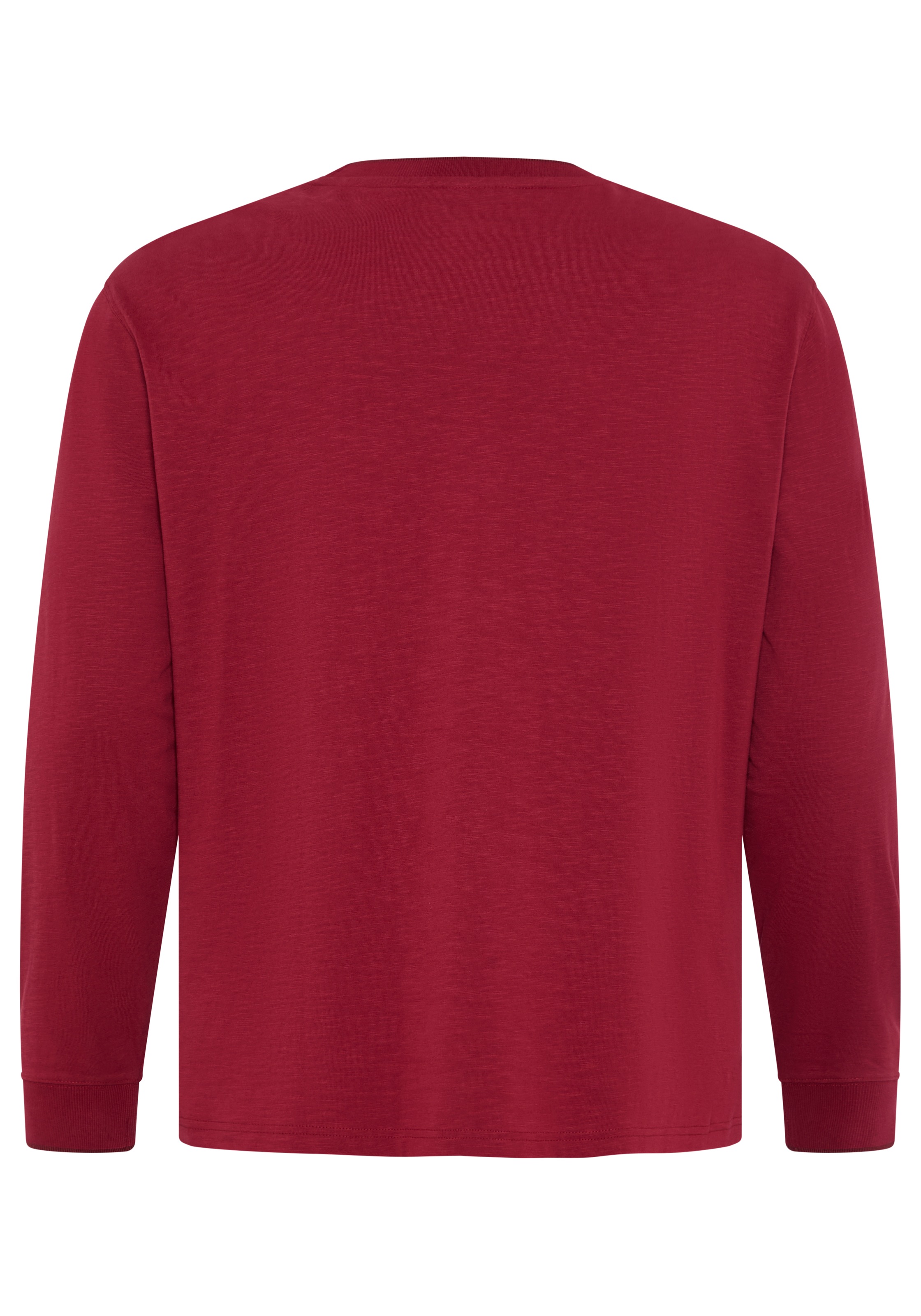 Man's World Plus Rundhalsshirt »auch in Grosse Größen bis Gr. 7XL« Regular Fit, Langarm, bedruckte Optik, für Casualmode