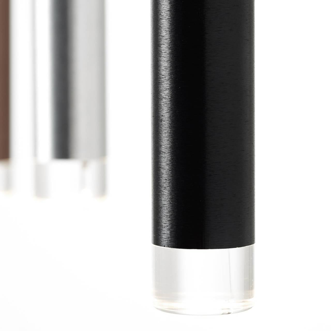 Brilliant Pendelleuchte »Cembalo«, 8 flammig, Leuchtmittel LED-Modul | LED fest integriert, LED Hängelampe 8flg braun/Kaffee
