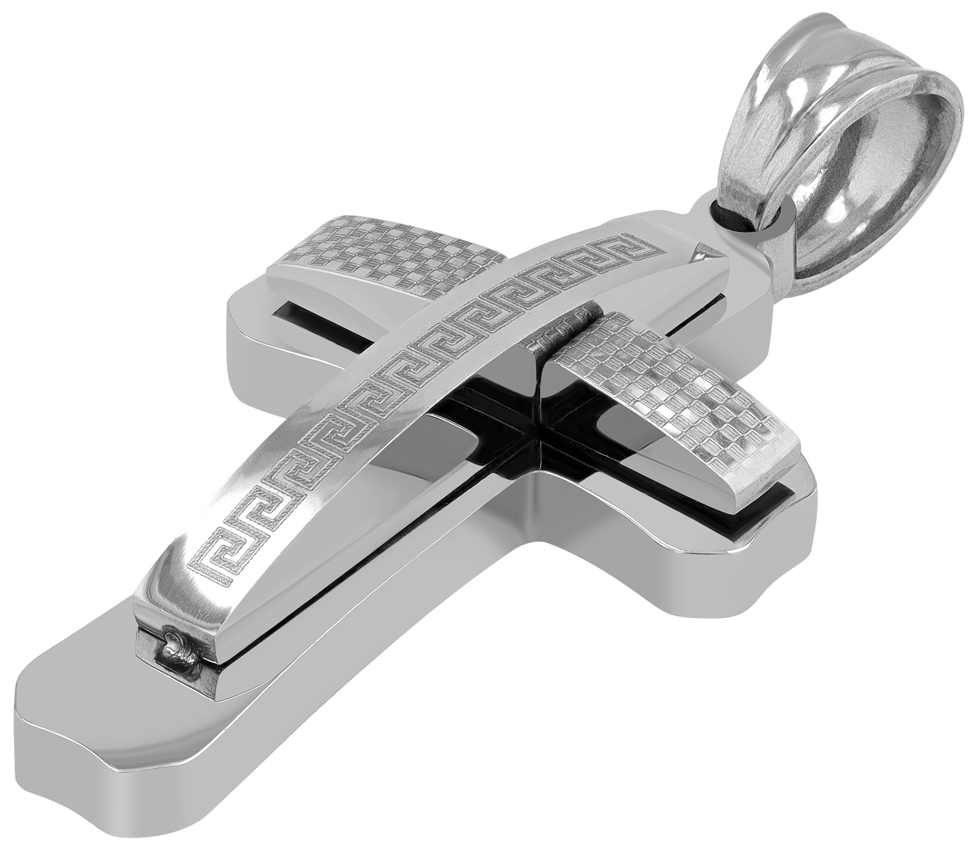 Adelia´s Kreuzanhänger »Unisex Anhänger ¿ Kreuz Kreuzanhänger aus Edelstahl«