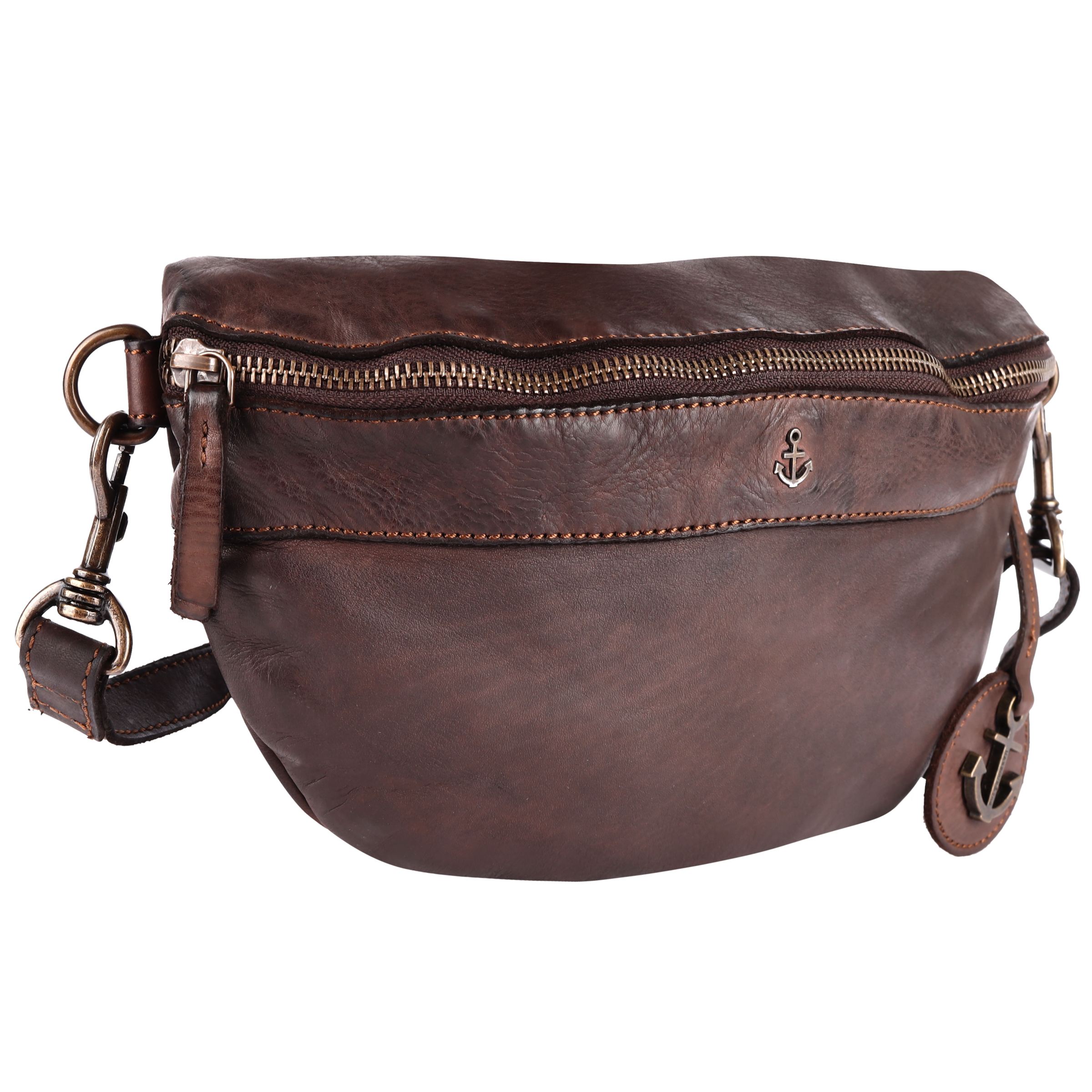 HARBOUR 2nd Gürteltasche »Jutta« Unisex Umhängetasche, Bauchtasche mit Ankeranhänger